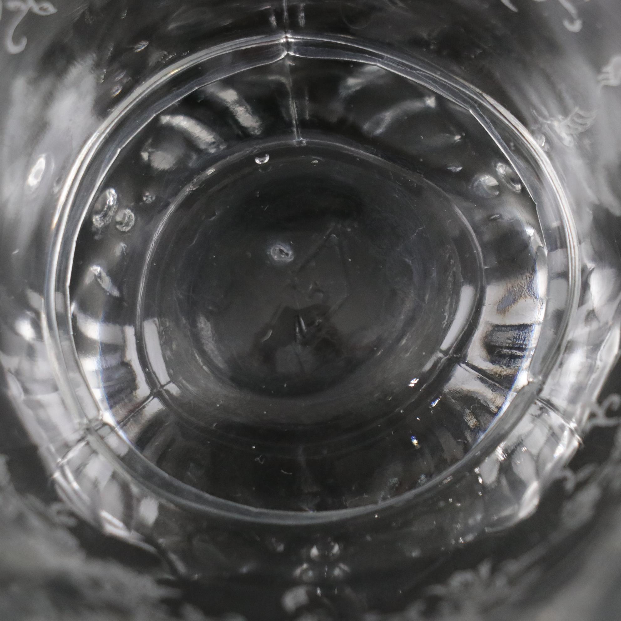 Heisey "Orchid" Serving Pieces and Fostoria "American" Bowls with Other Stands