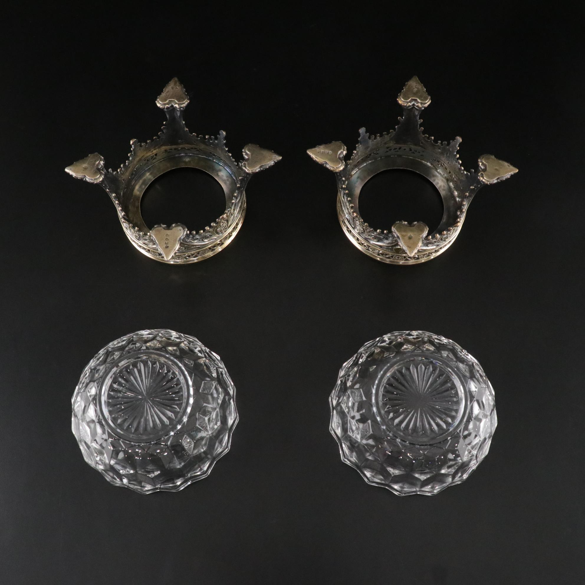 Heisey "Orchid" Serving Pieces and Fostoria "American" Bowls with Other Stands