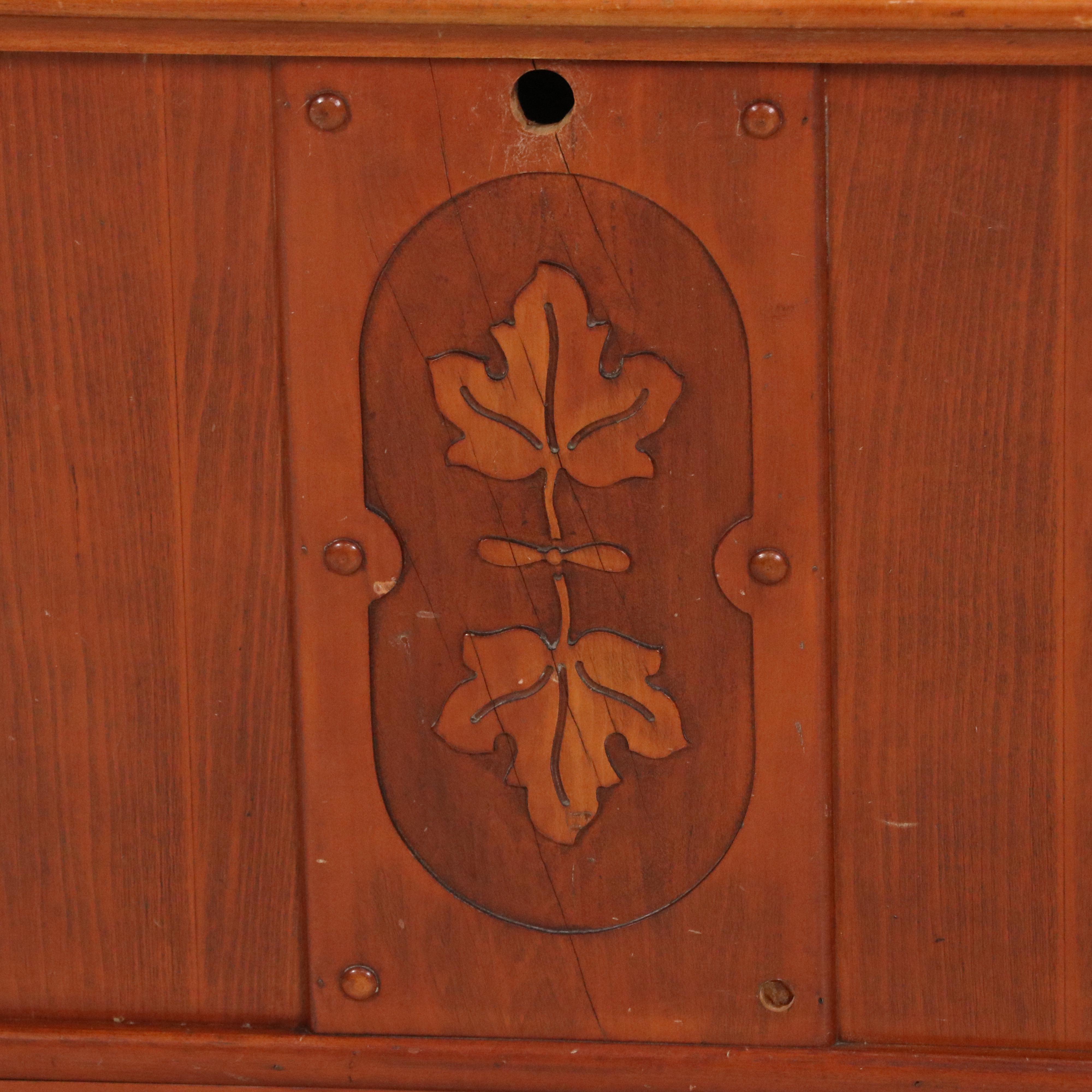 Lane Aroma-Tite Arts & Crafts Style Cedar-Lined Blanket Chest, Mid-20th C.