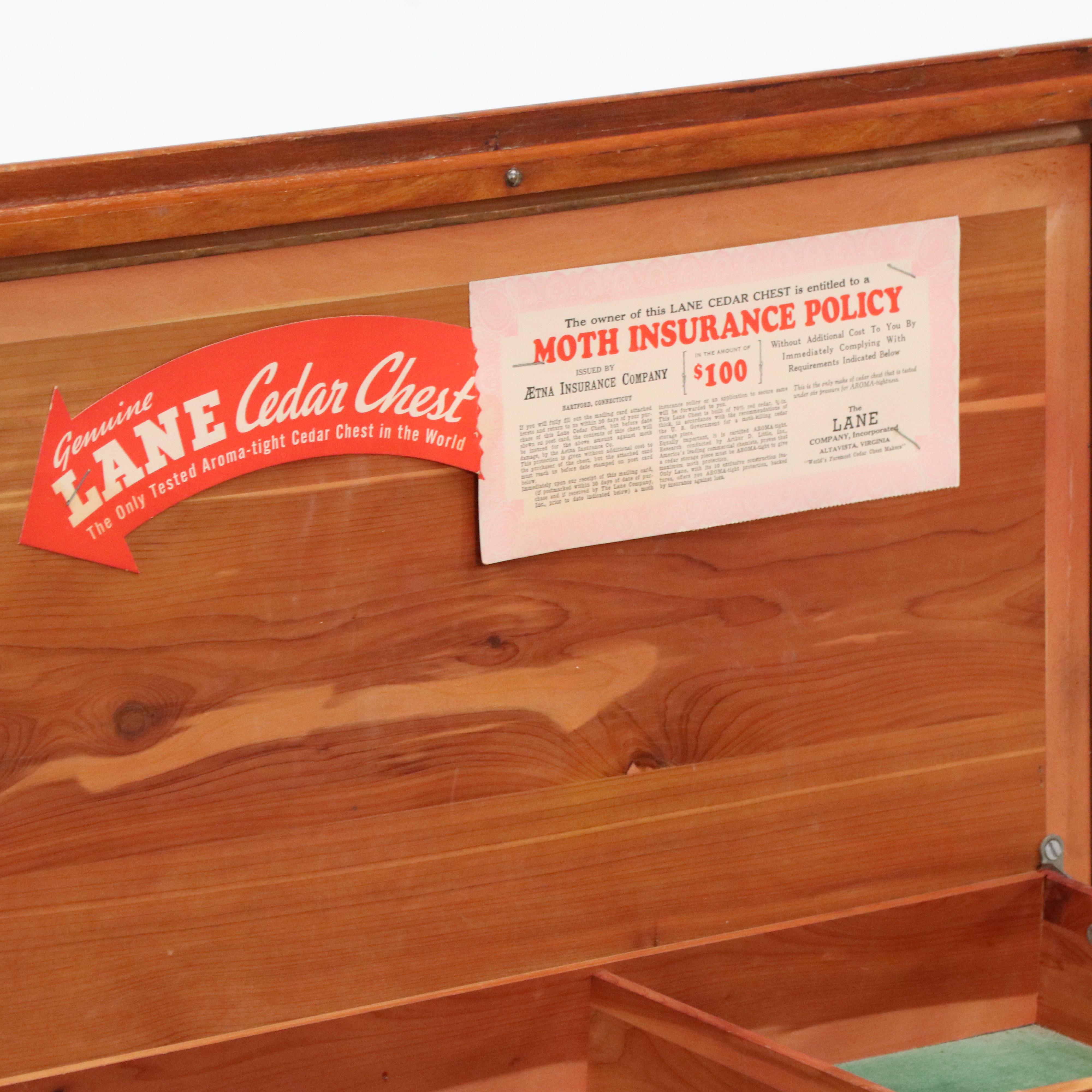 Lane Aroma-Tite Arts & Crafts Style Cedar-Lined Blanket Chest, Mid-20th C.
