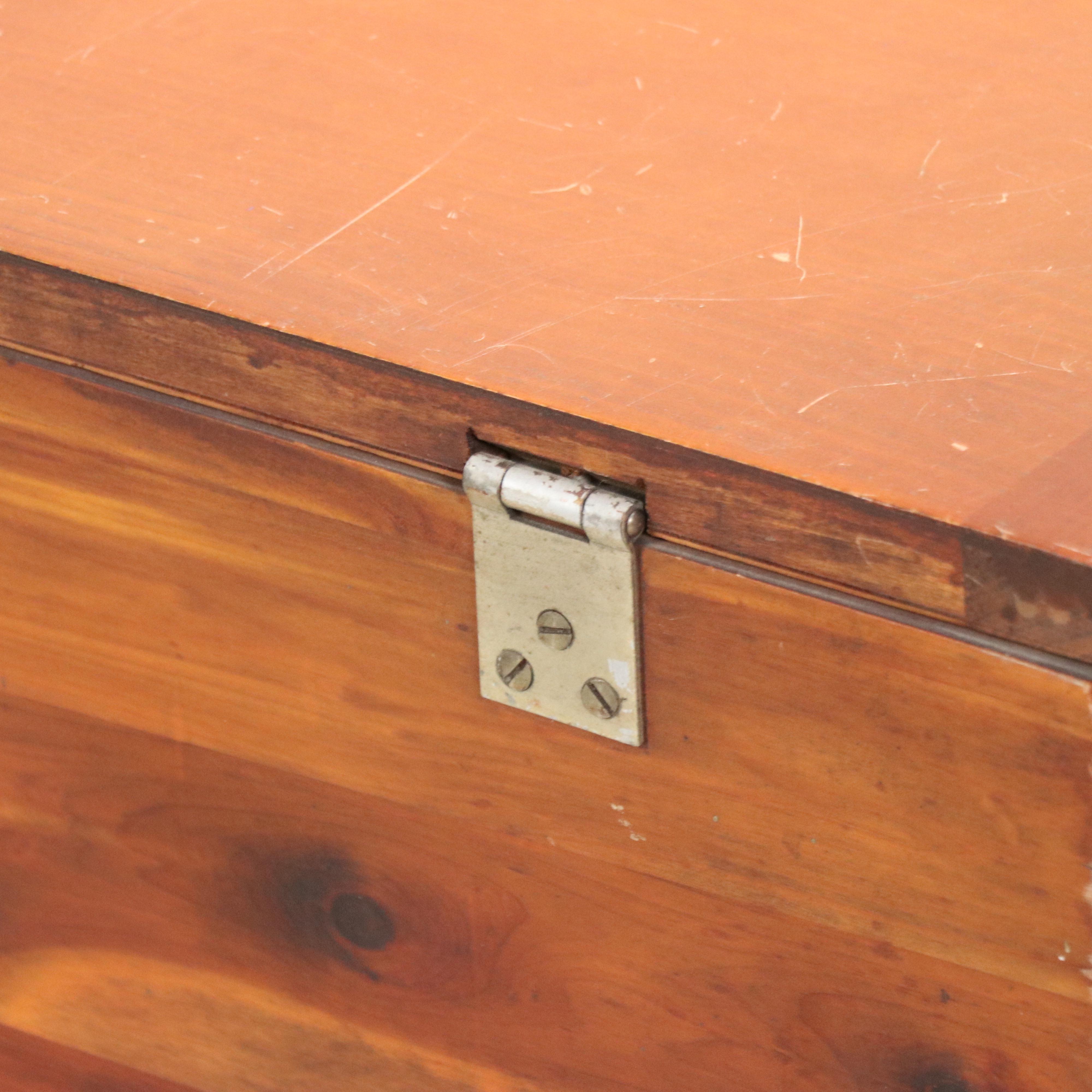 Lane Aroma-Tite Arts & Crafts Style Cedar-Lined Blanket Chest, Mid-20th C.