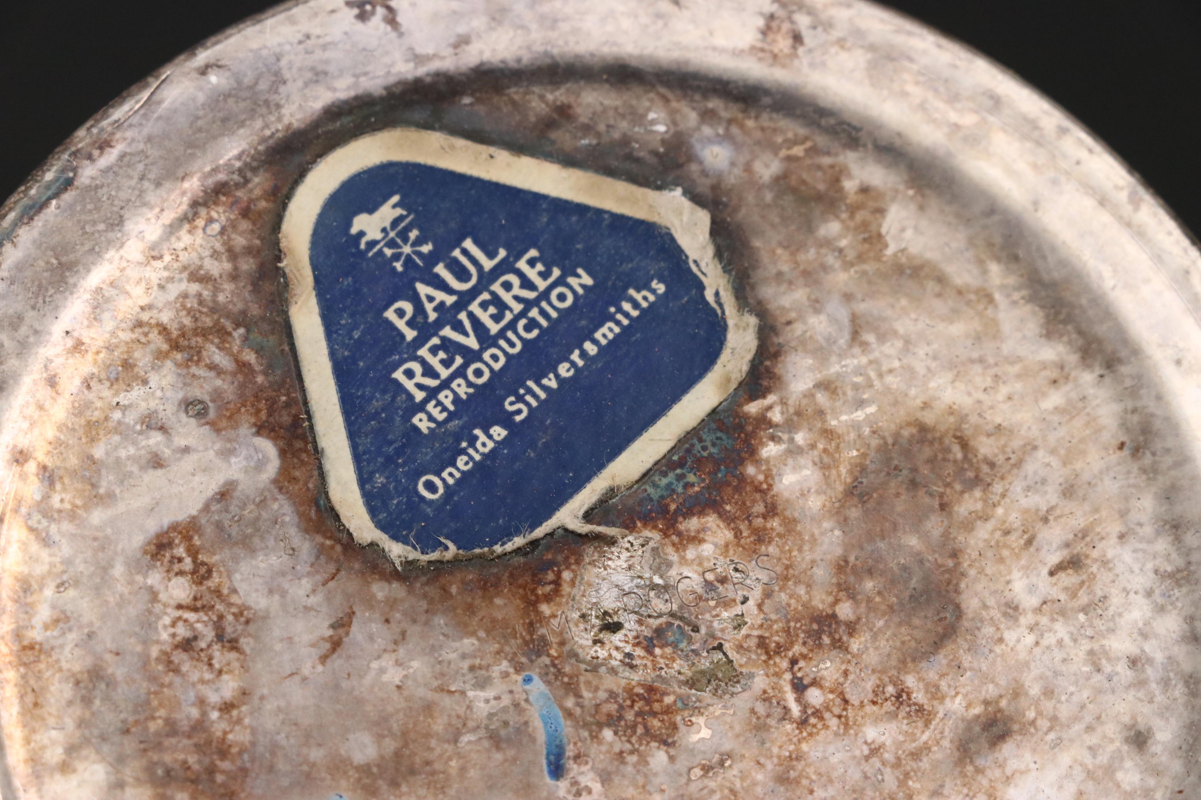 Oneida Silver Plate Pitchers with Other Teapots and Table Accessories