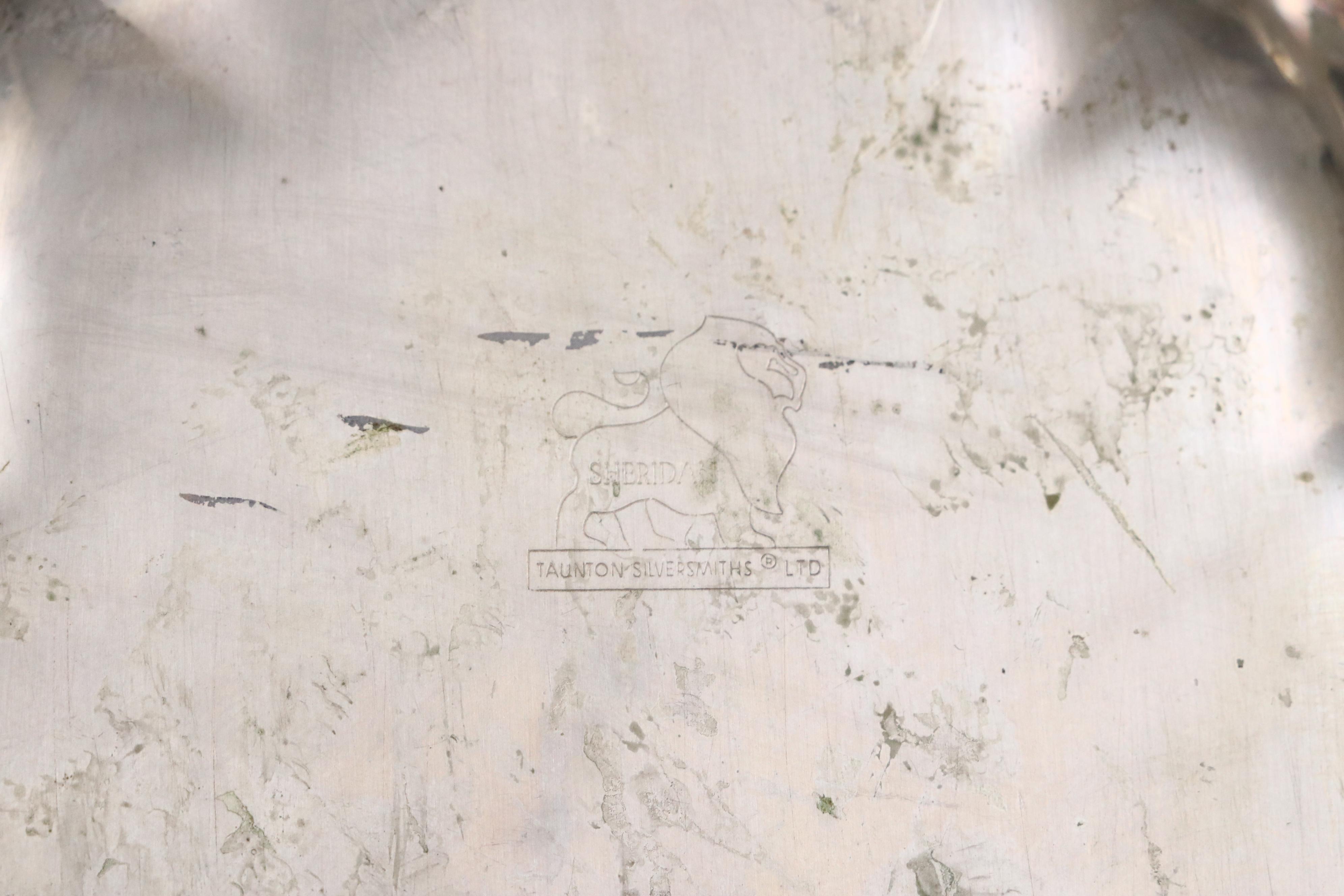 Oneida Silver Plate Pitchers with Other Teapots and Table Accessories