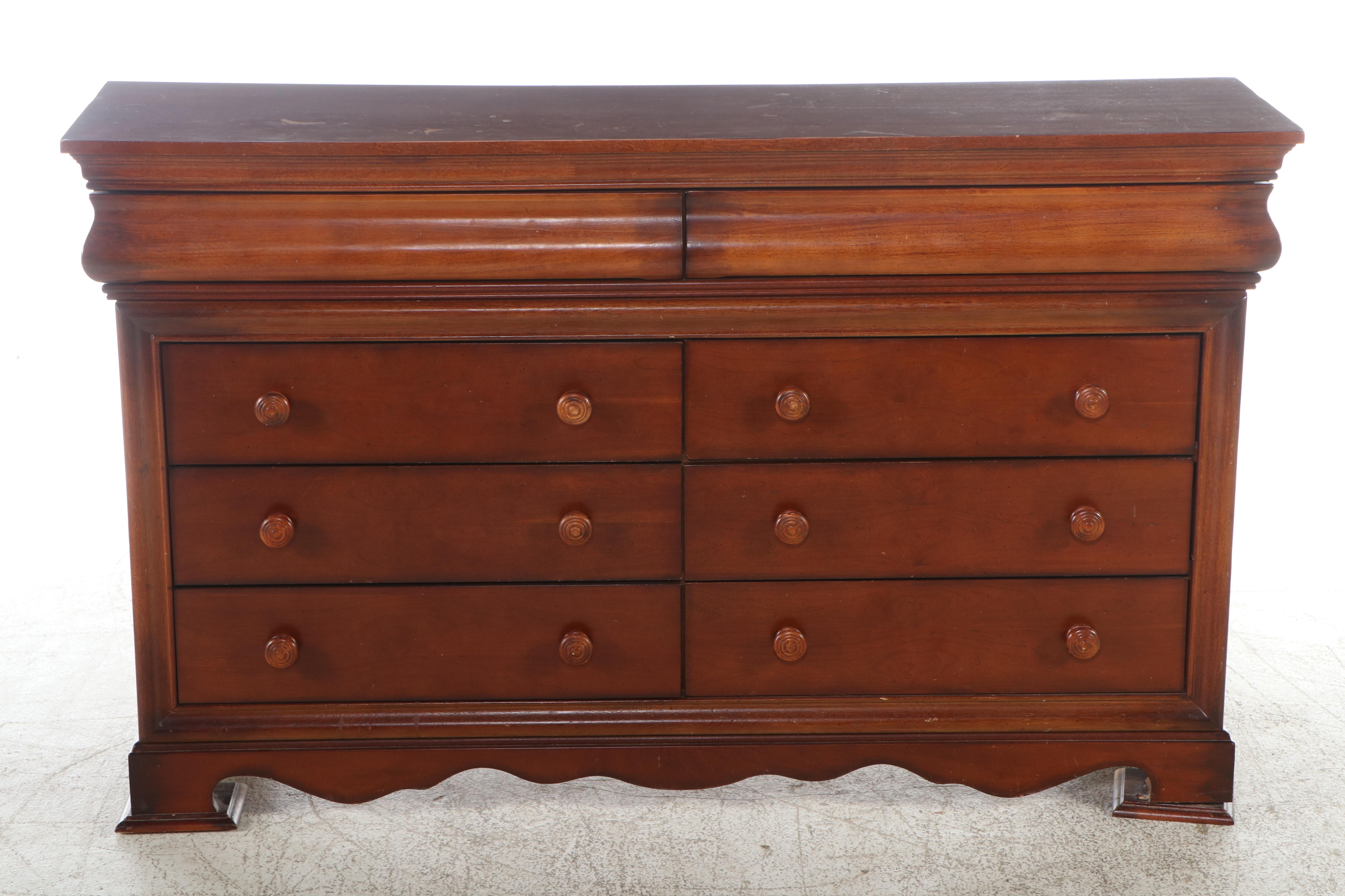 Louis Philippe Style Mahogany Dresser