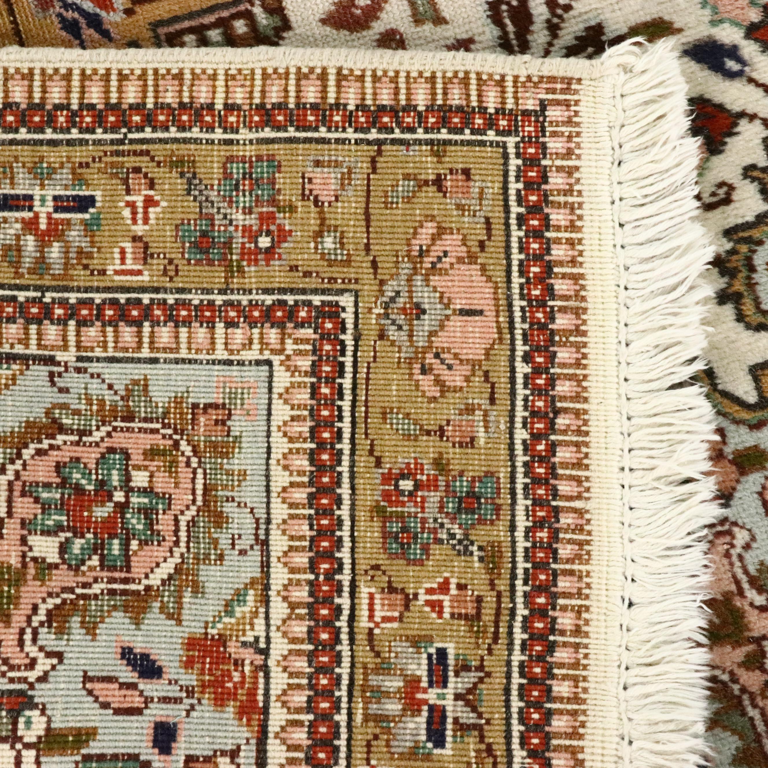 3'5 x 5'9 Hand-Knotted Persian Tabriz Area Rug