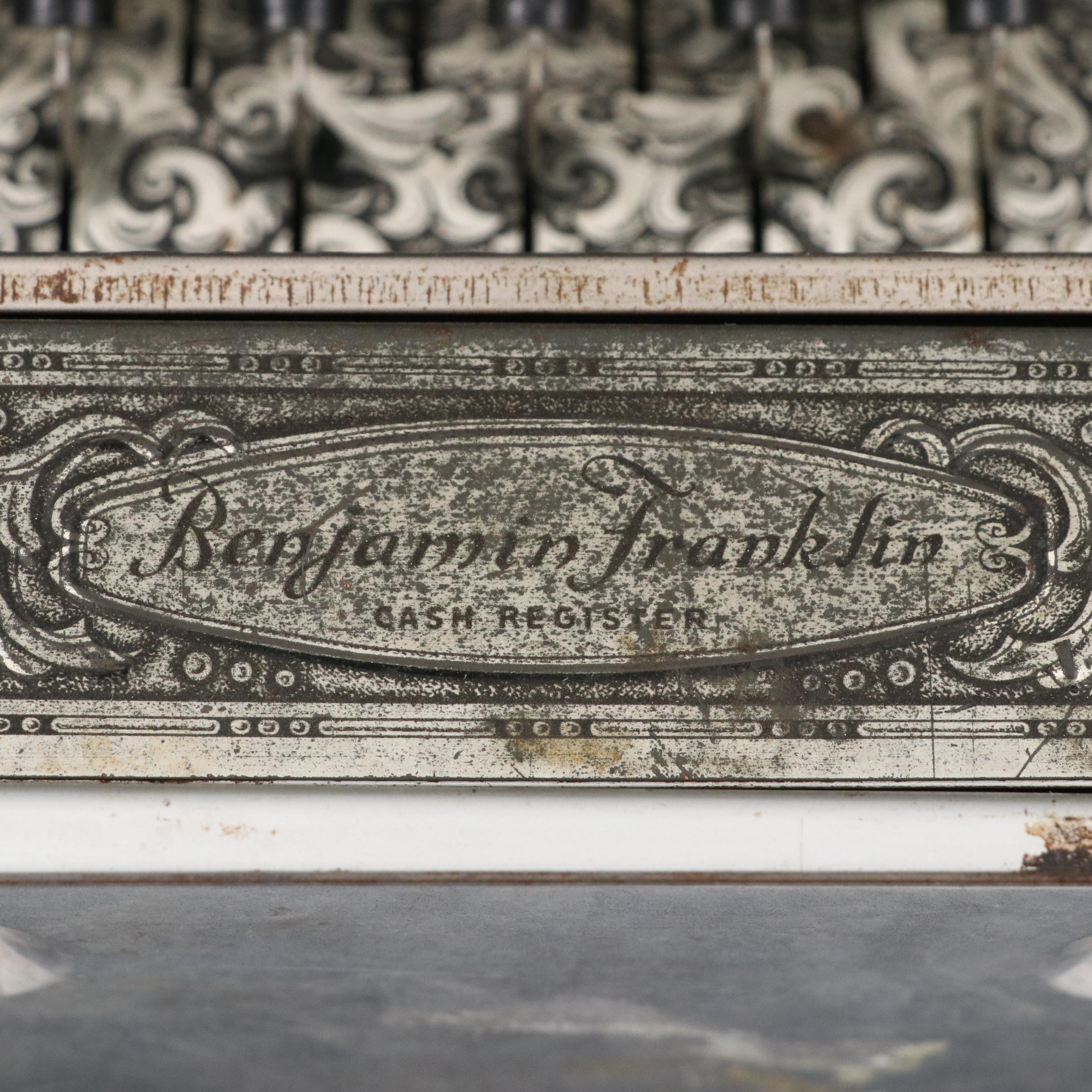 Kamkap Inc., Benjamin Franklin Tin Cash Register, Mid to Late 20th Century