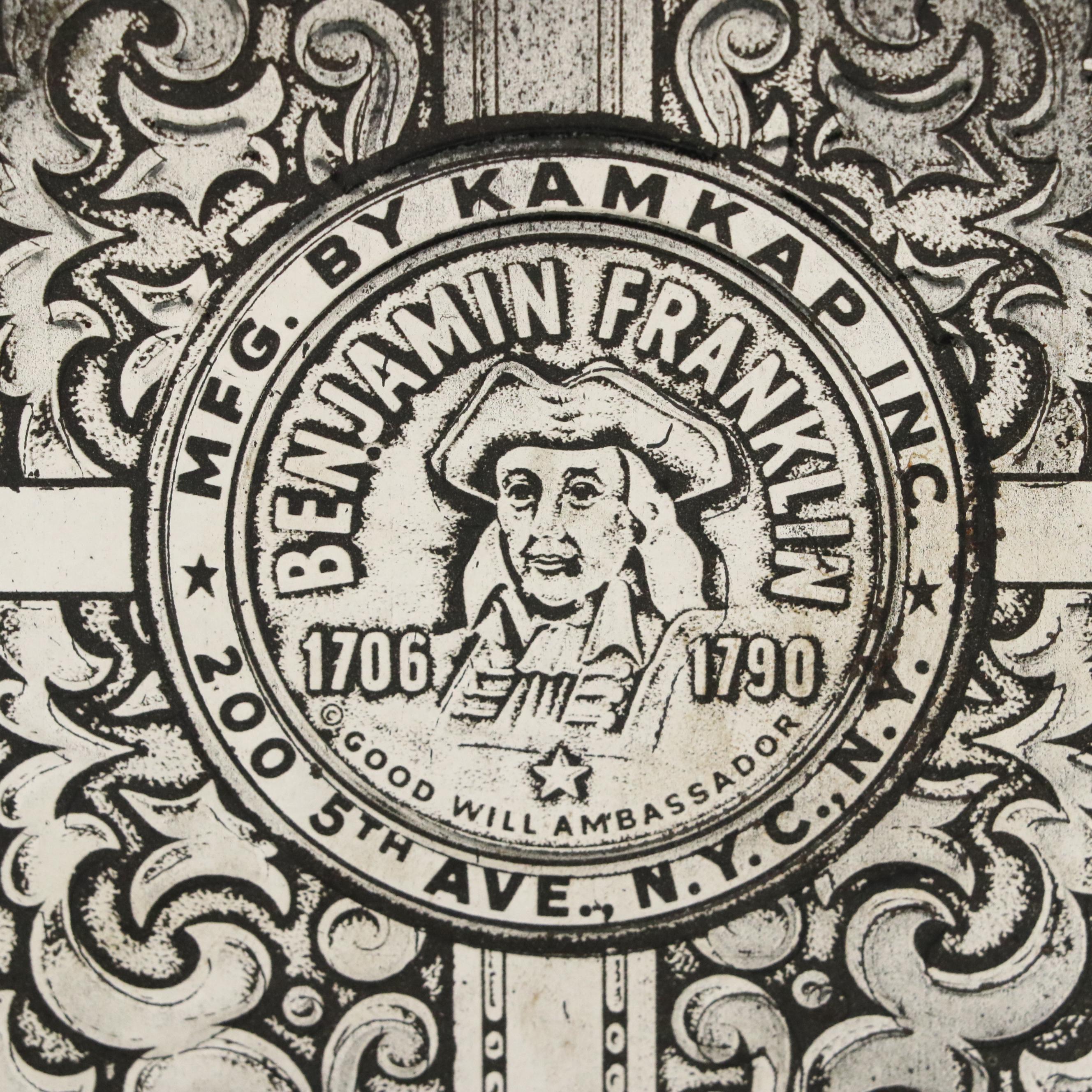 Kamkap Inc., Benjamin Franklin Tin Cash Register, Mid to Late 20th Century