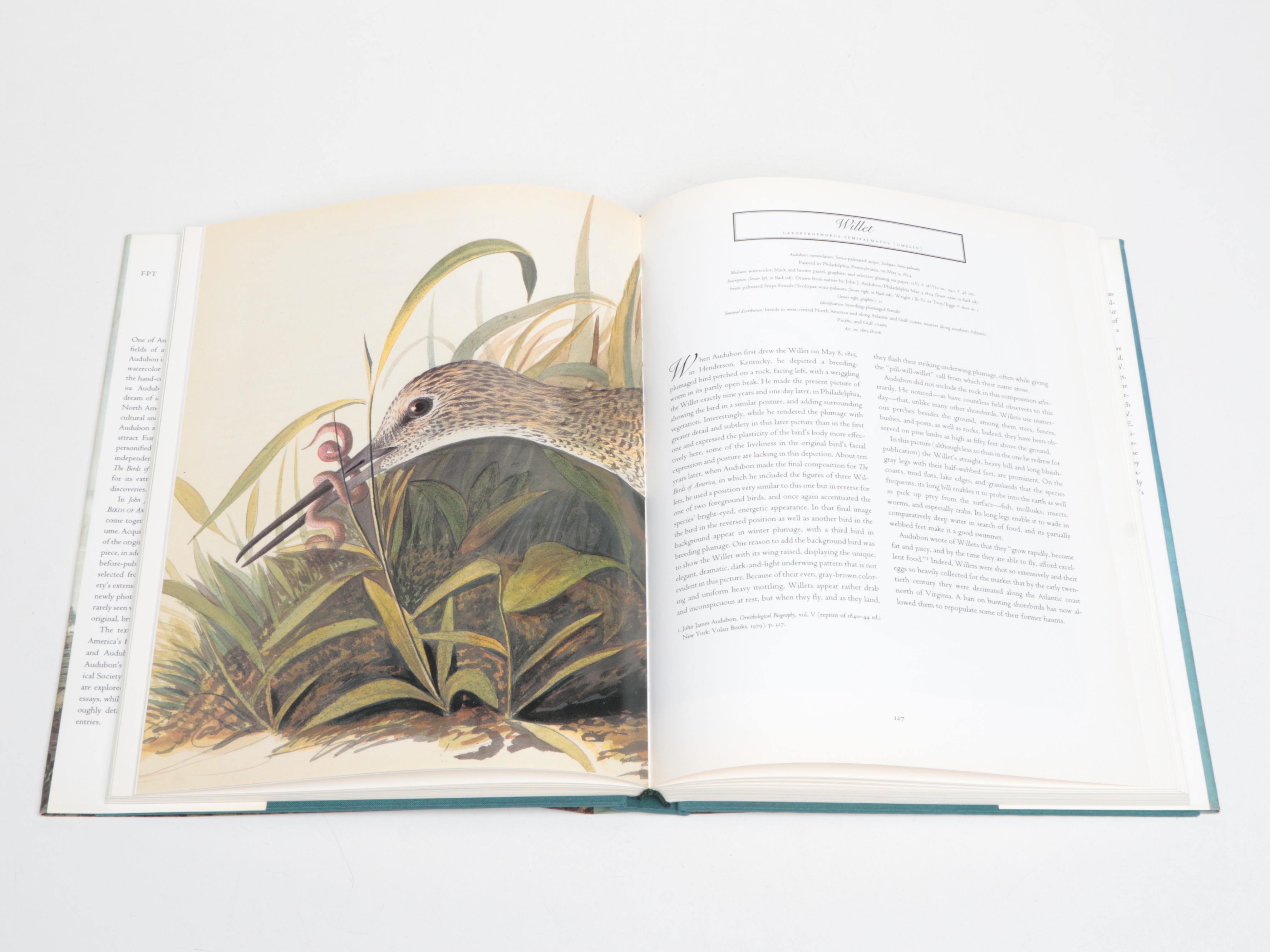 First Printing "John James Audubon: The Watercolors for The Birds of America"