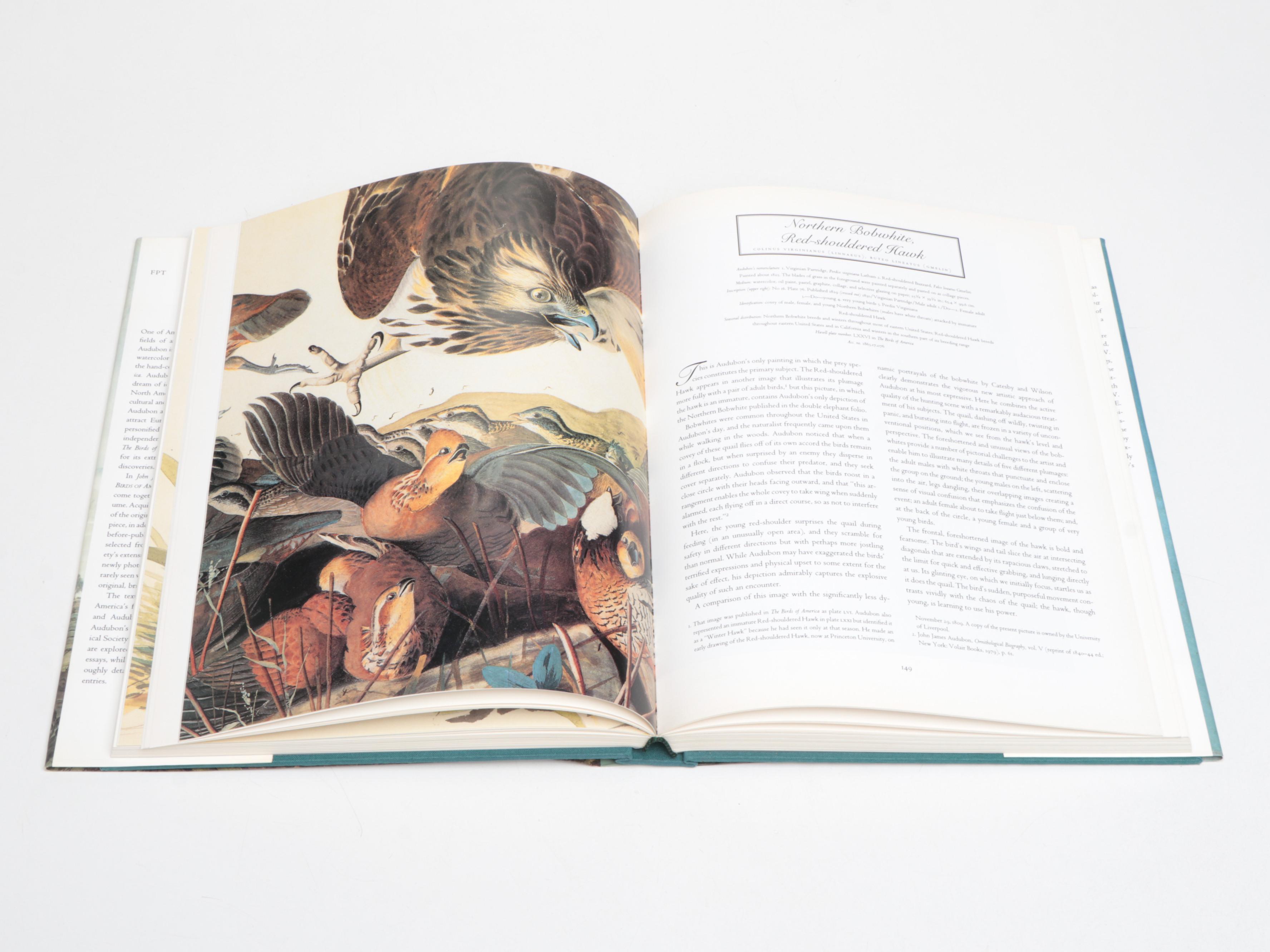 First Printing "John James Audubon: The Watercolors for The Birds of America"