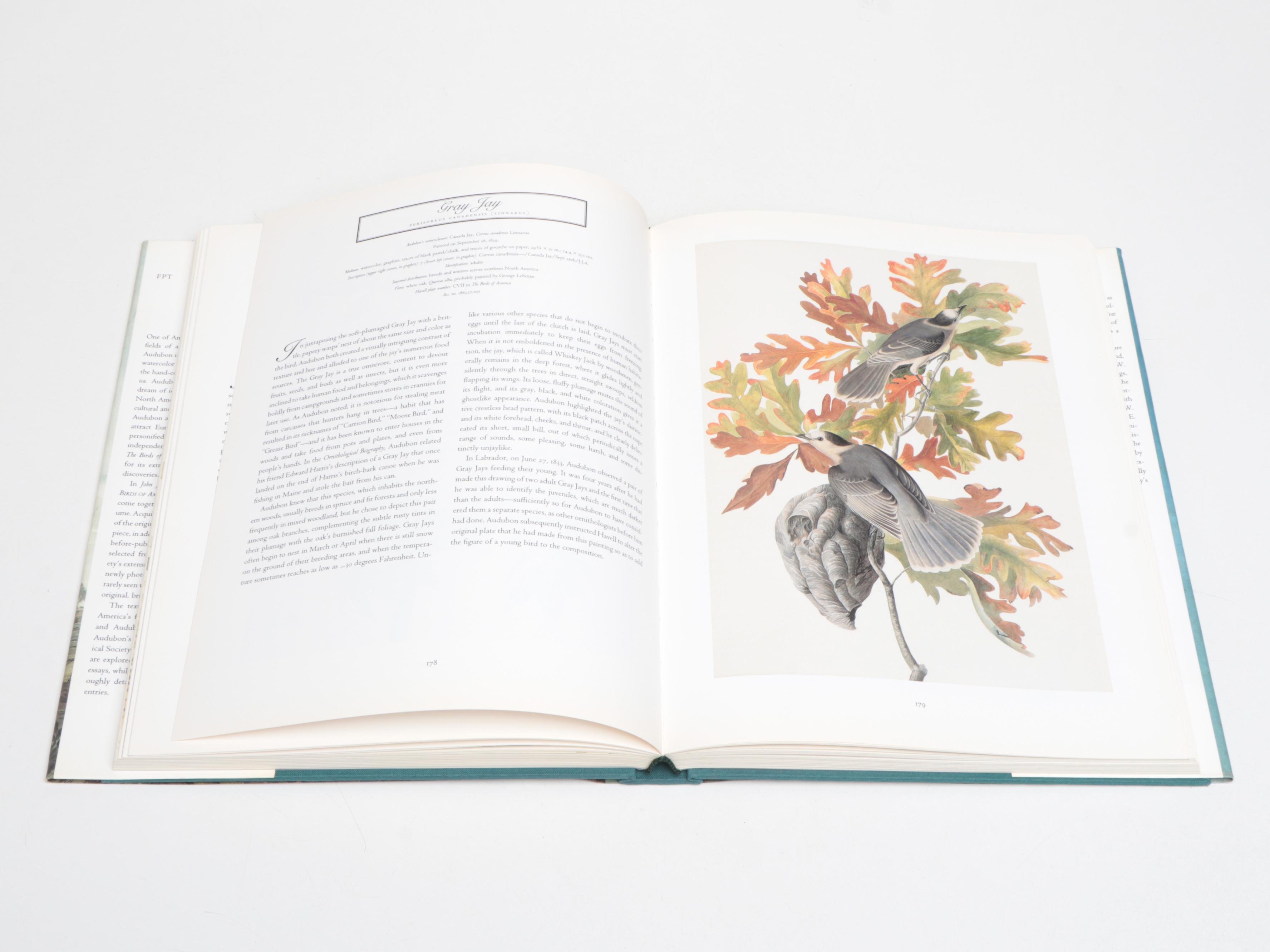 First Printing "John James Audubon: The Watercolors for The Birds of America"
