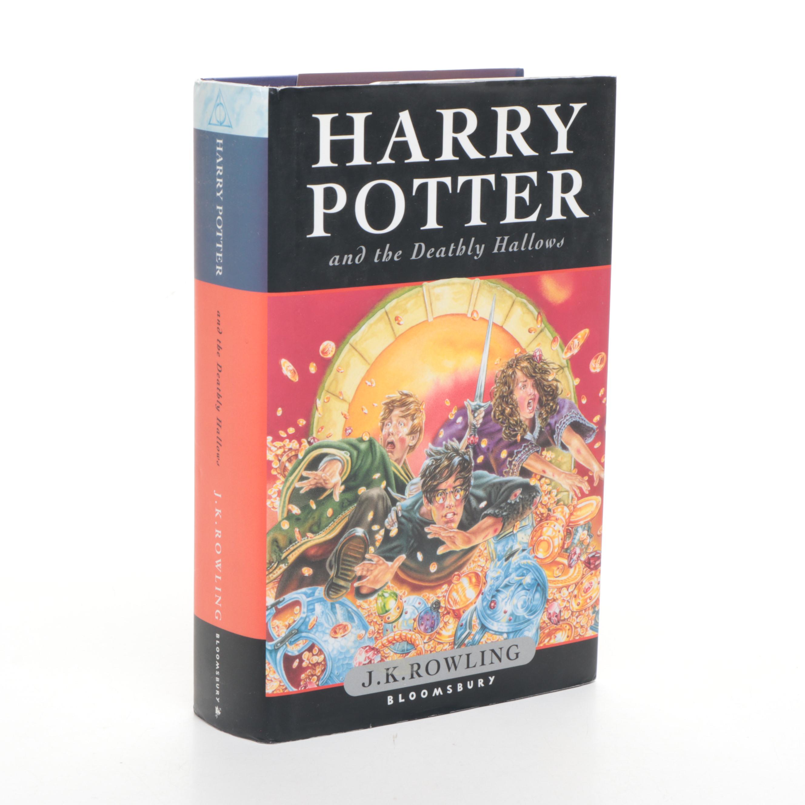 First UK Edition "Harry Potter and the Deathly Hallows" by J. K. Rowling