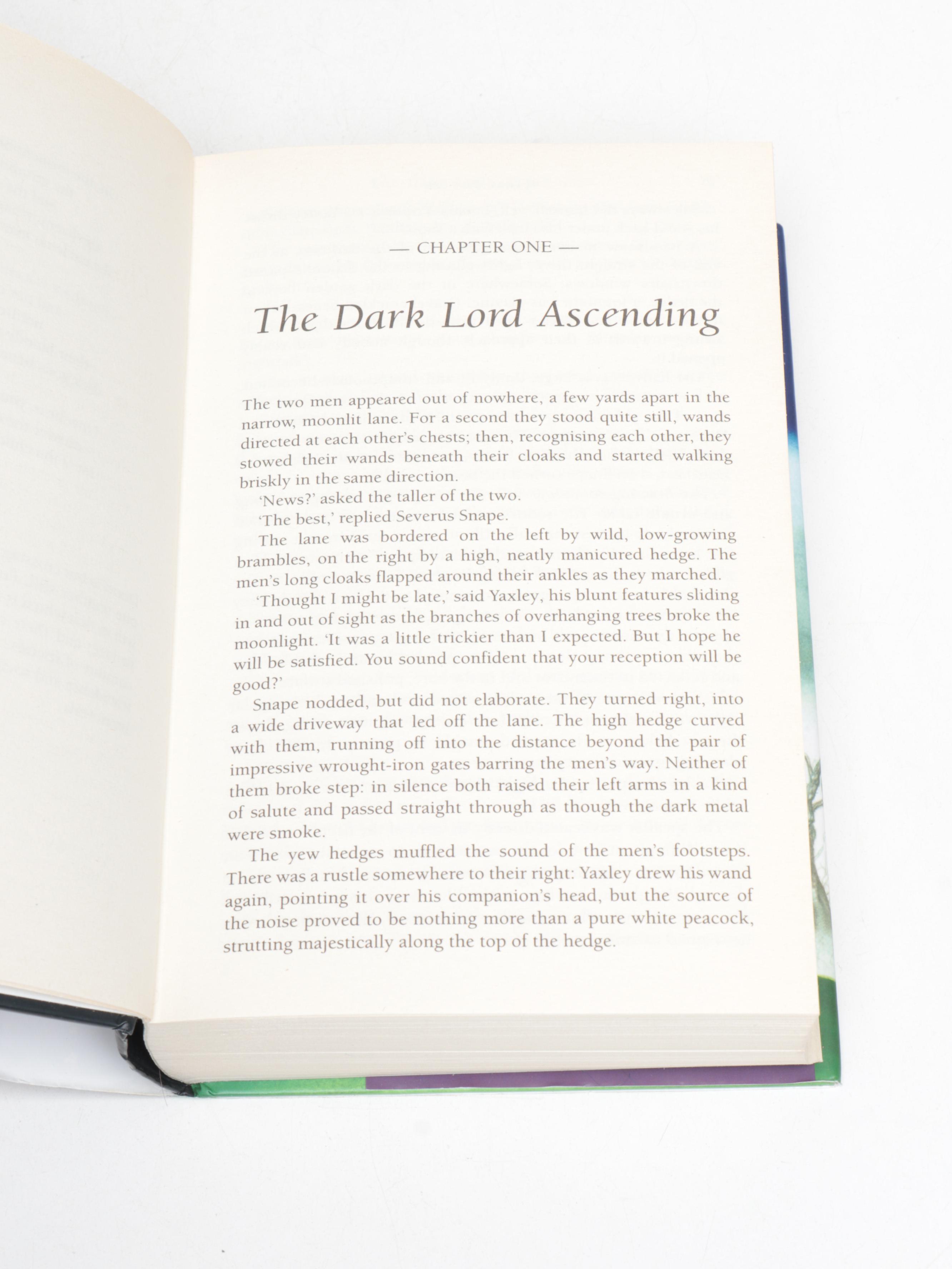 First UK Edition "Harry Potter and the Deathly Hallows" by J. K. Rowling