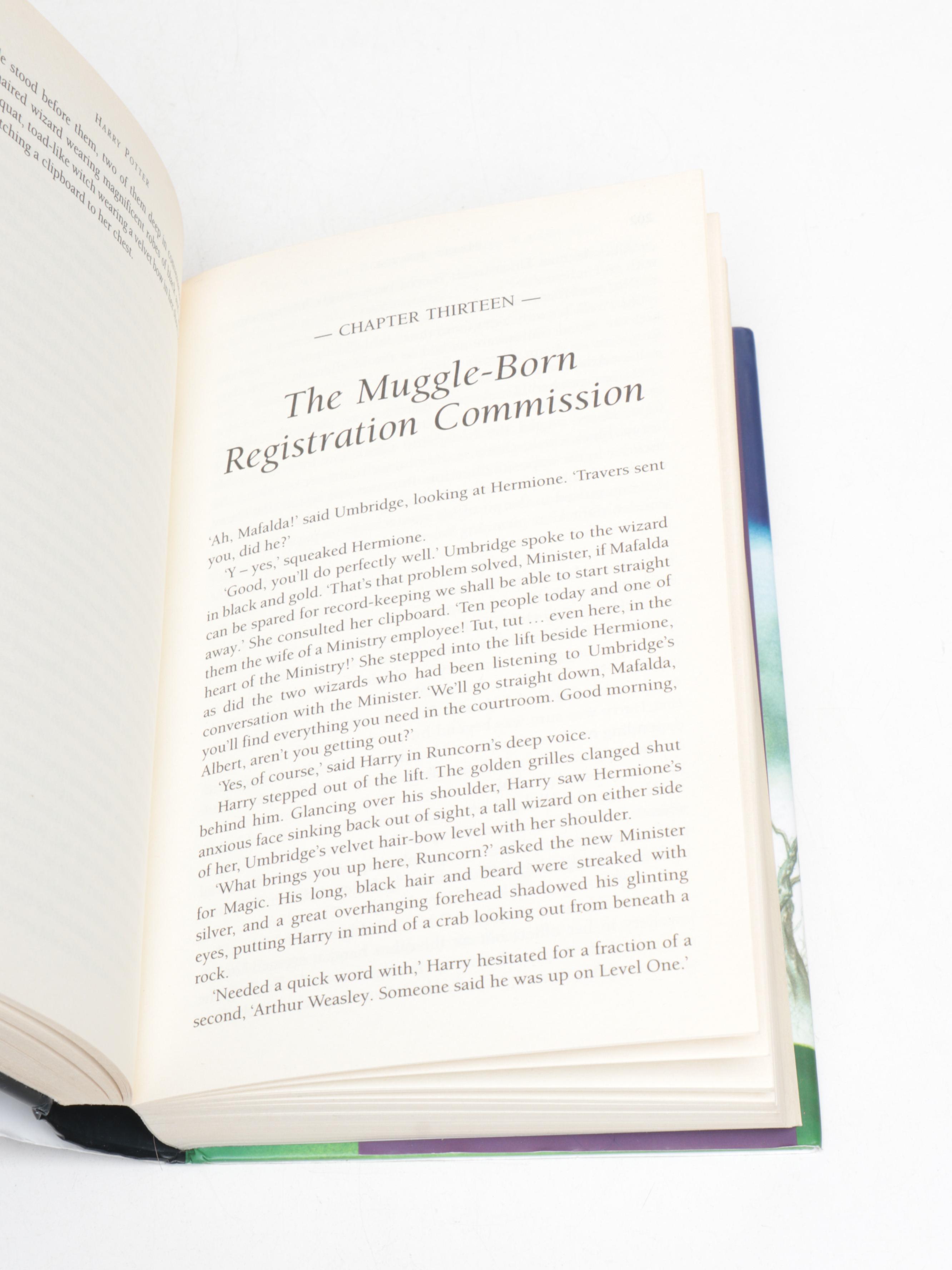 First UK Edition "Harry Potter and the Deathly Hallows" by J. K. Rowling