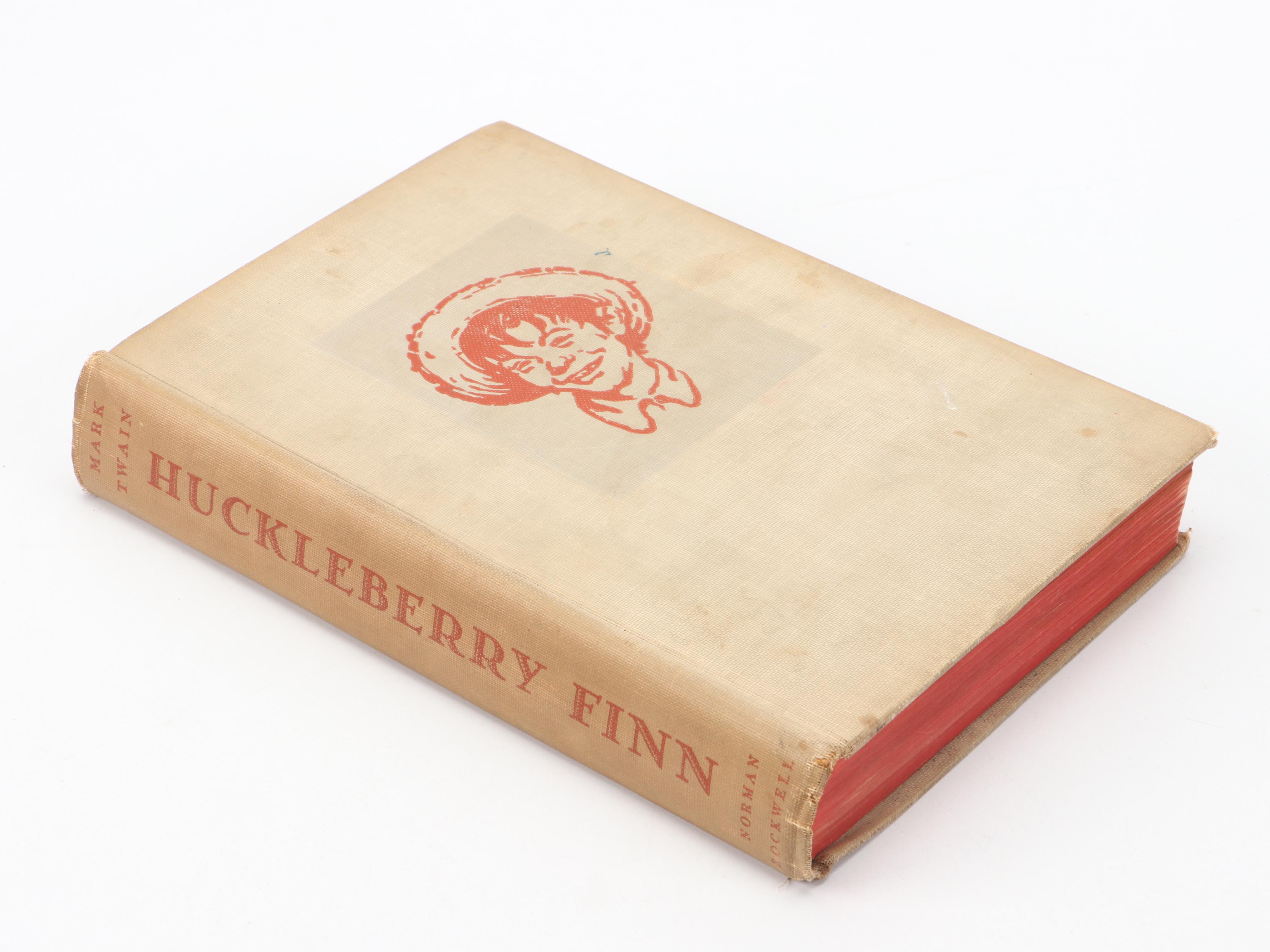 Norman Rockwell Illustrated "The Adventures of Huckleberry Finn" by Mark Twain