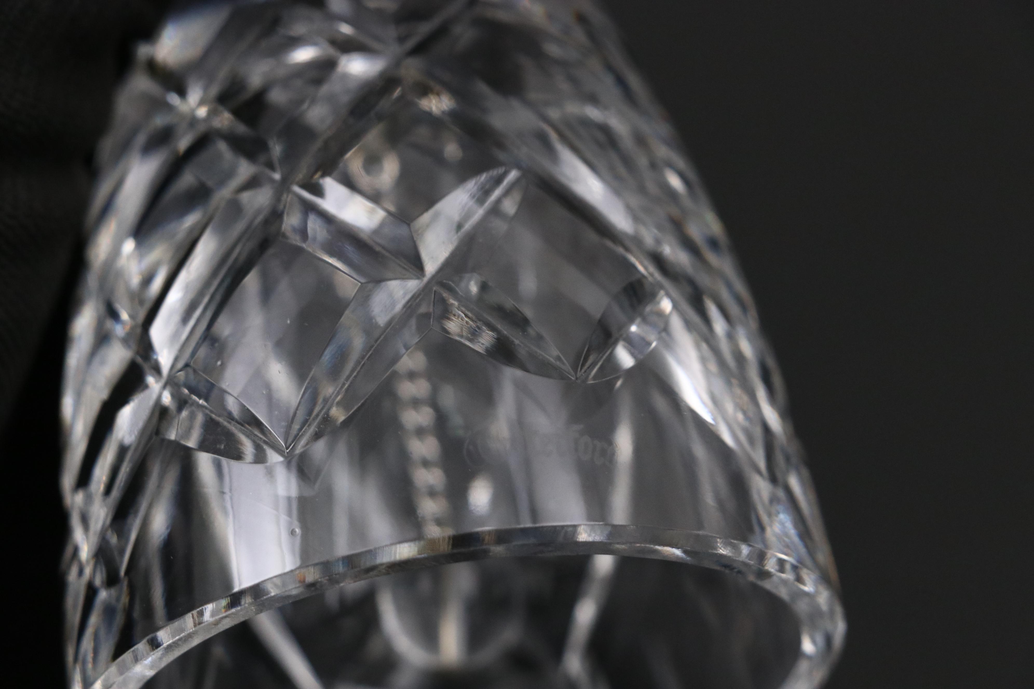 Waterford Crystal Bell and Ashtray with Blue and White Ceramic Home Décor