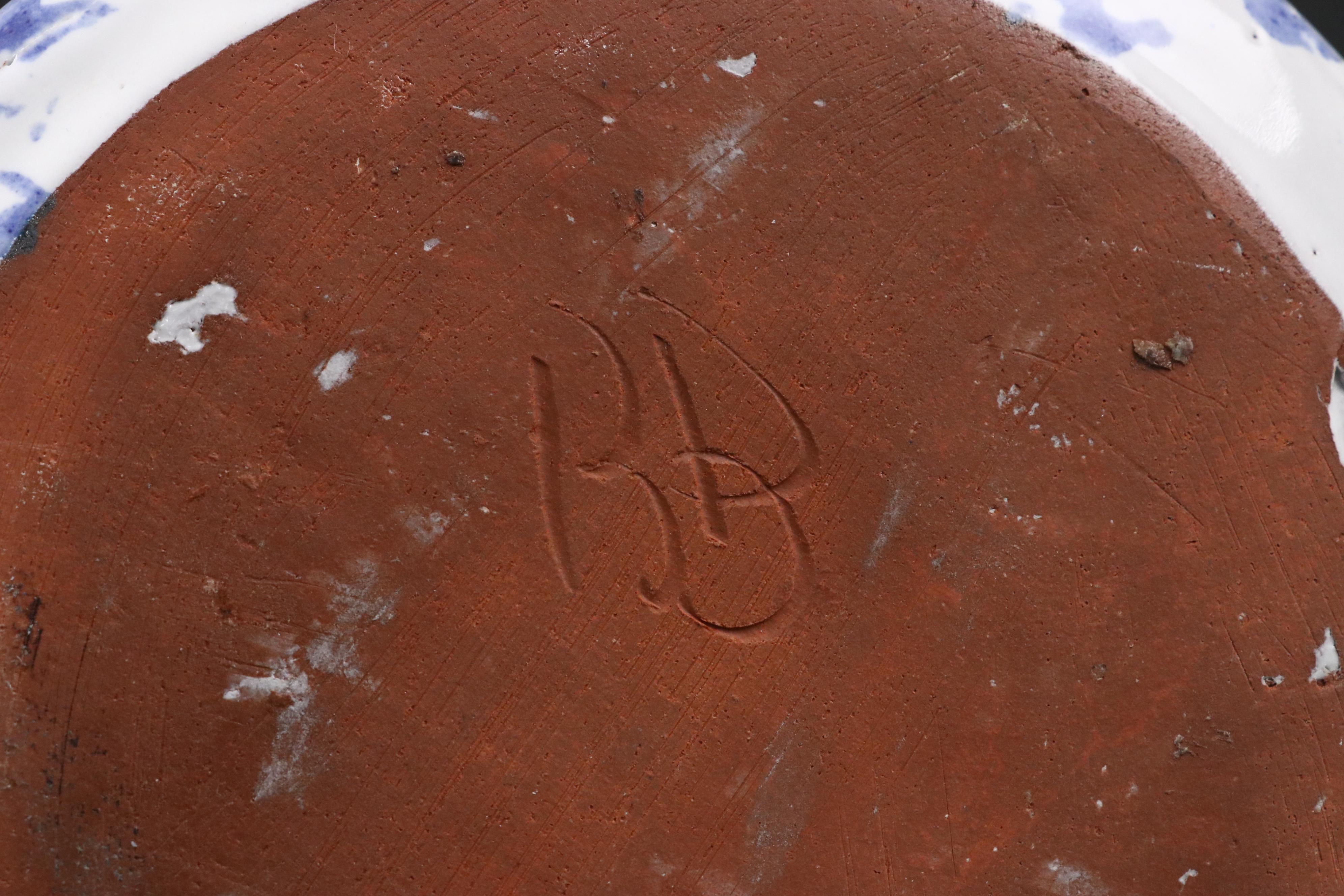 Waterford Crystal Bell and Ashtray with Blue and White Ceramic Home Décor