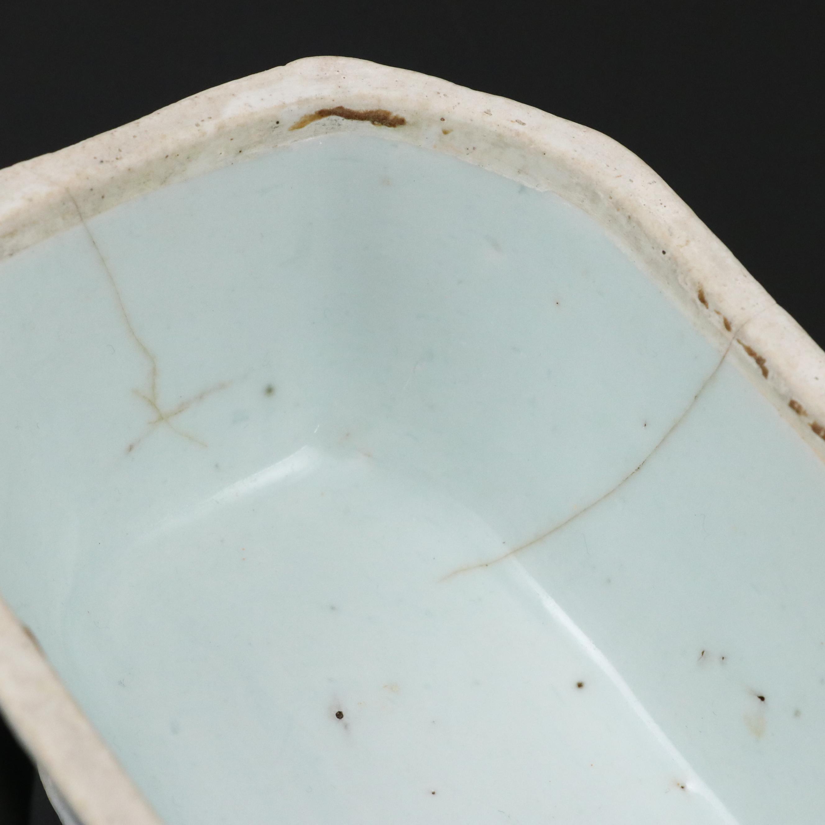 Waterford Crystal Bell and Ashtray with Blue and White Ceramic Home Décor