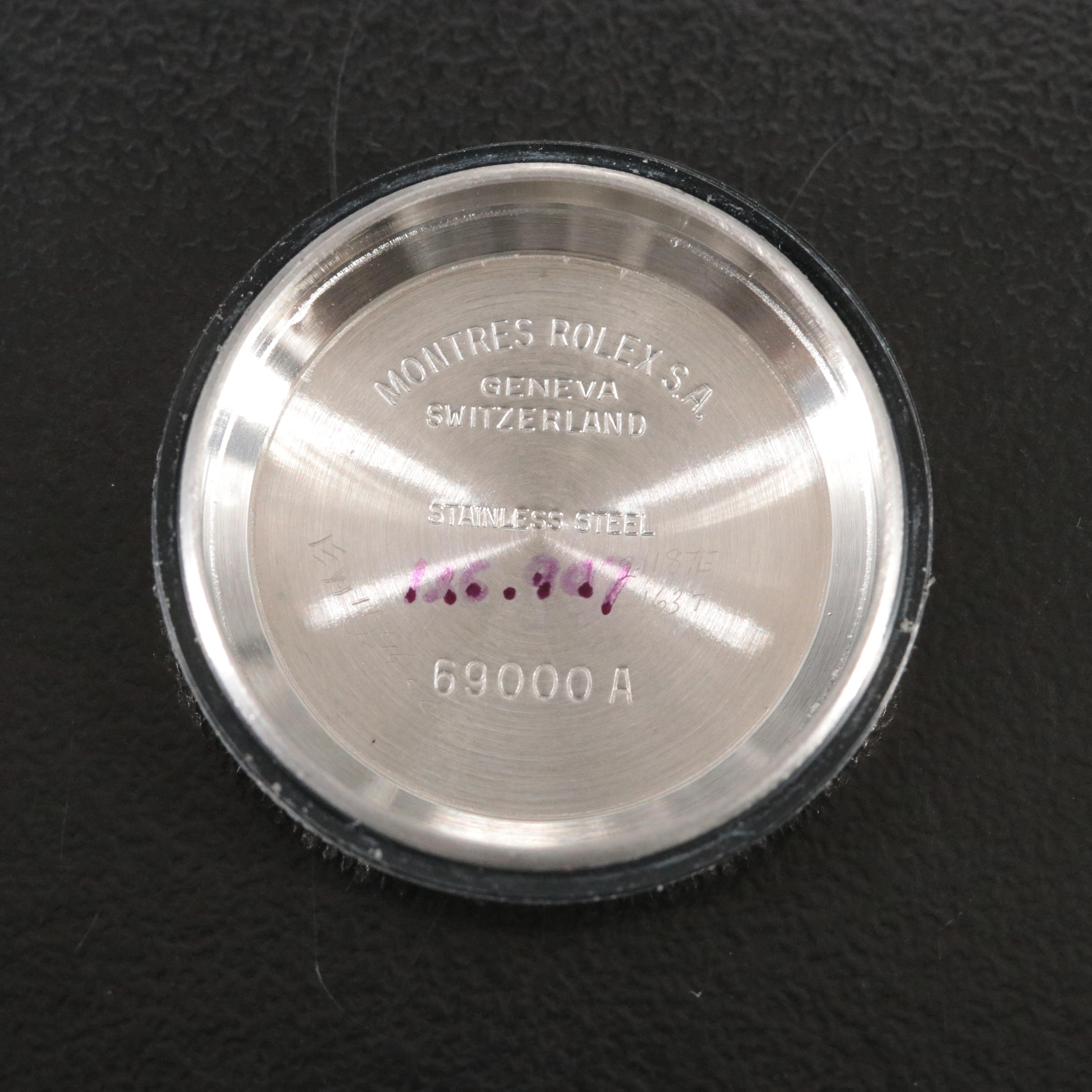 1983 Rolex Tapestry Dial Two Tone Oyster Perpetual Date Watch