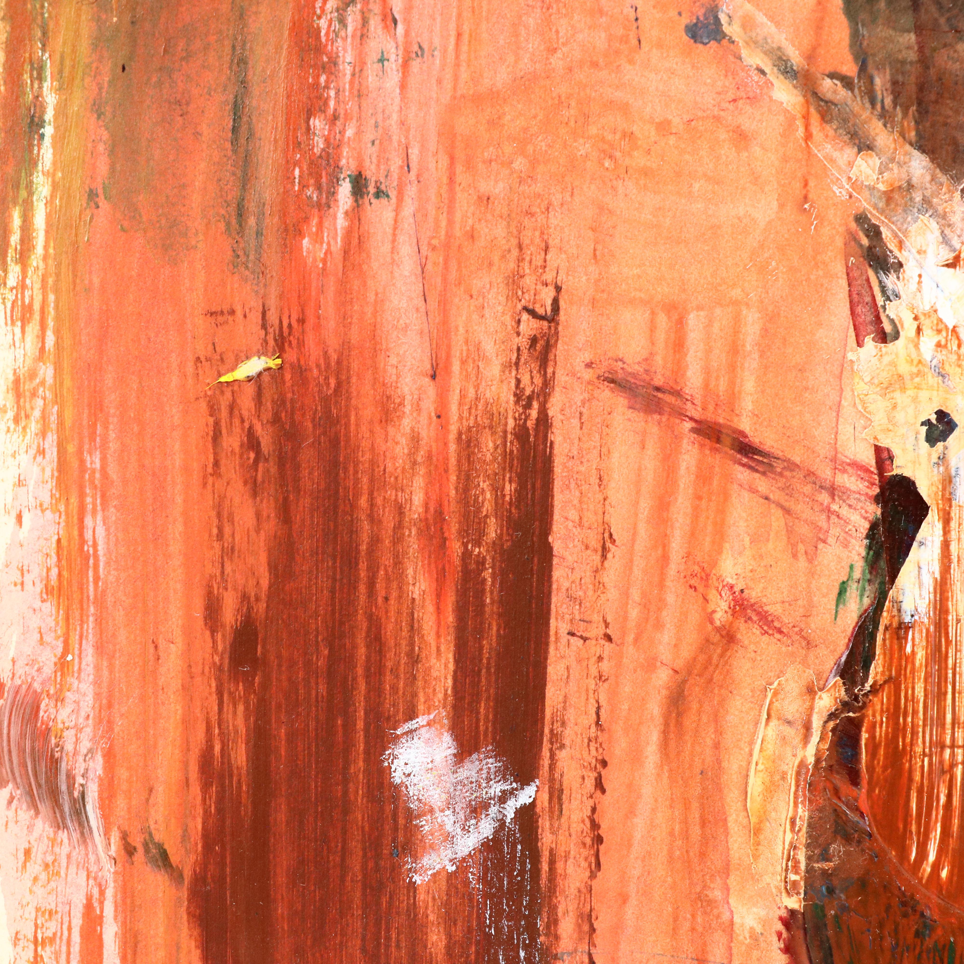 Jack Meanwell Abstract Modern Oil Painting, Late 20th Century