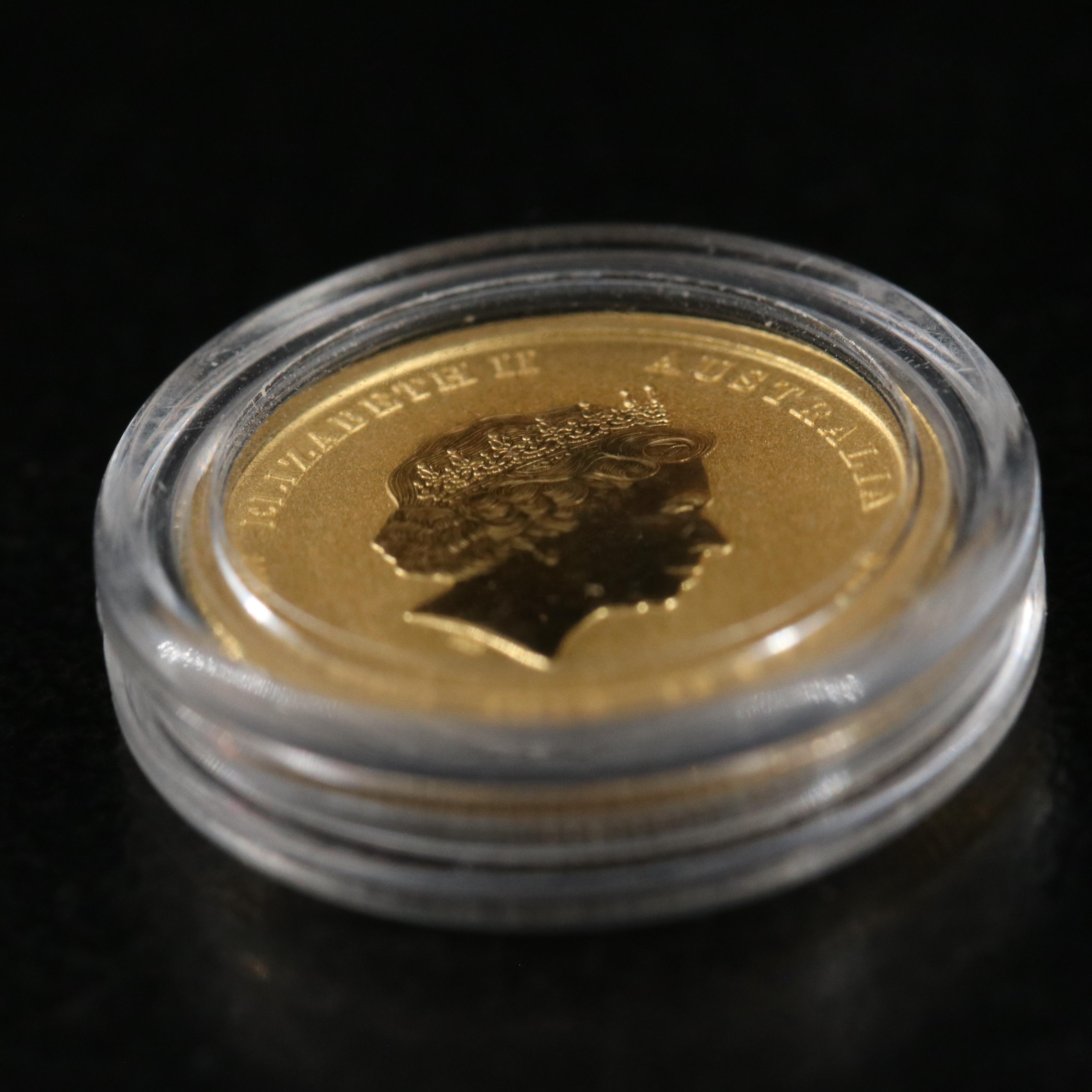 2014-P $15 Australia Battle of the Coral Sea 1/10th OZT Gold Coin