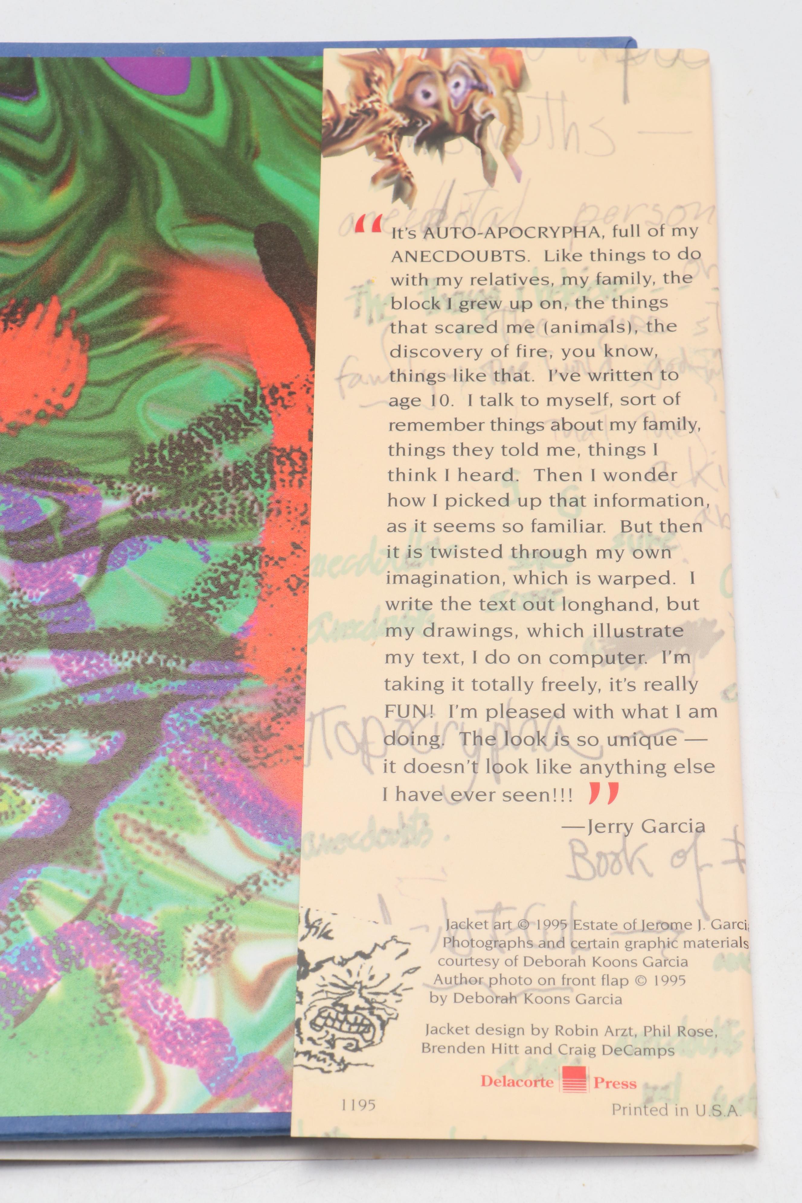 First Edition, First Printing "Harrington Street" by Jerry Garcia, 1995