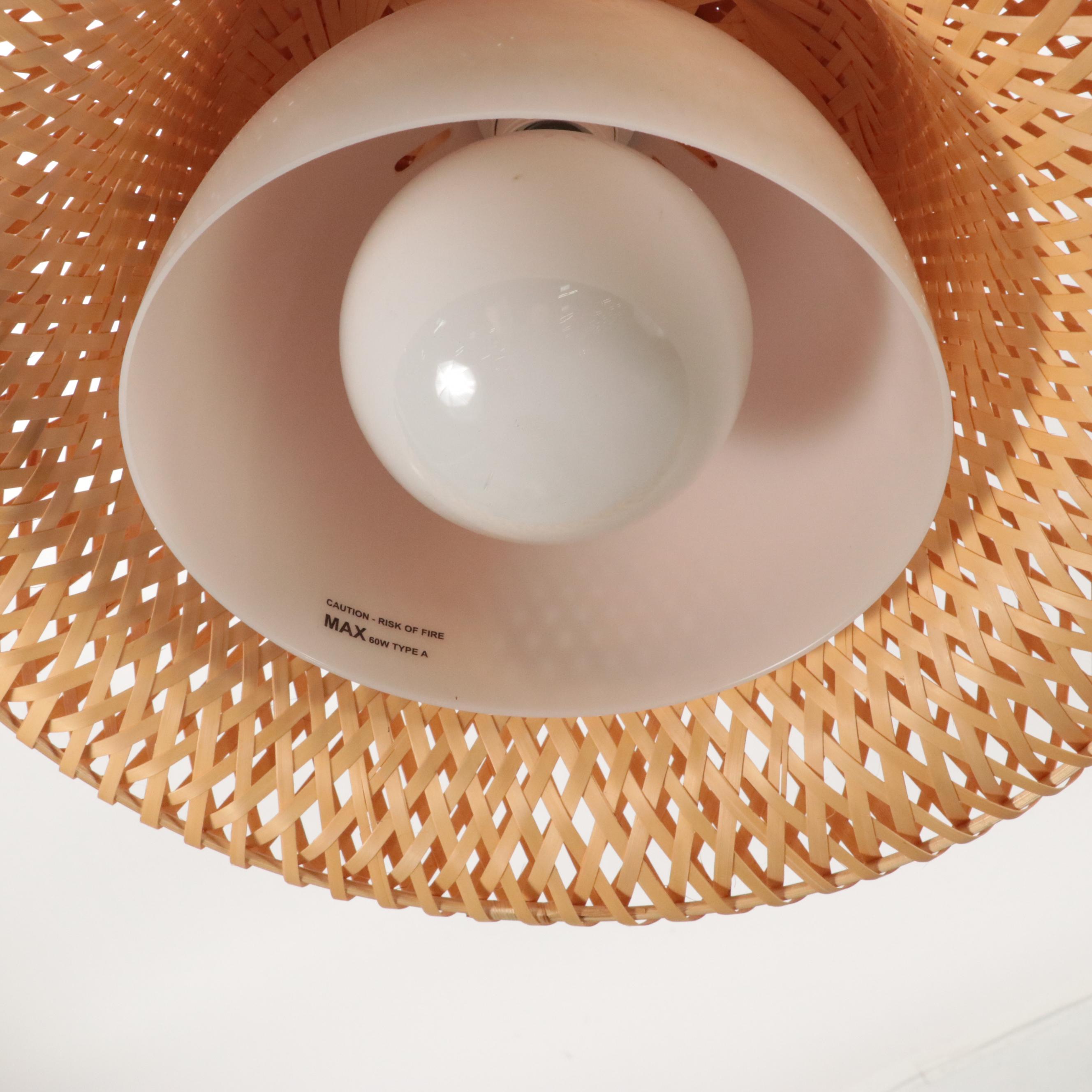 IKEA Böja Bamboo Pendant Light