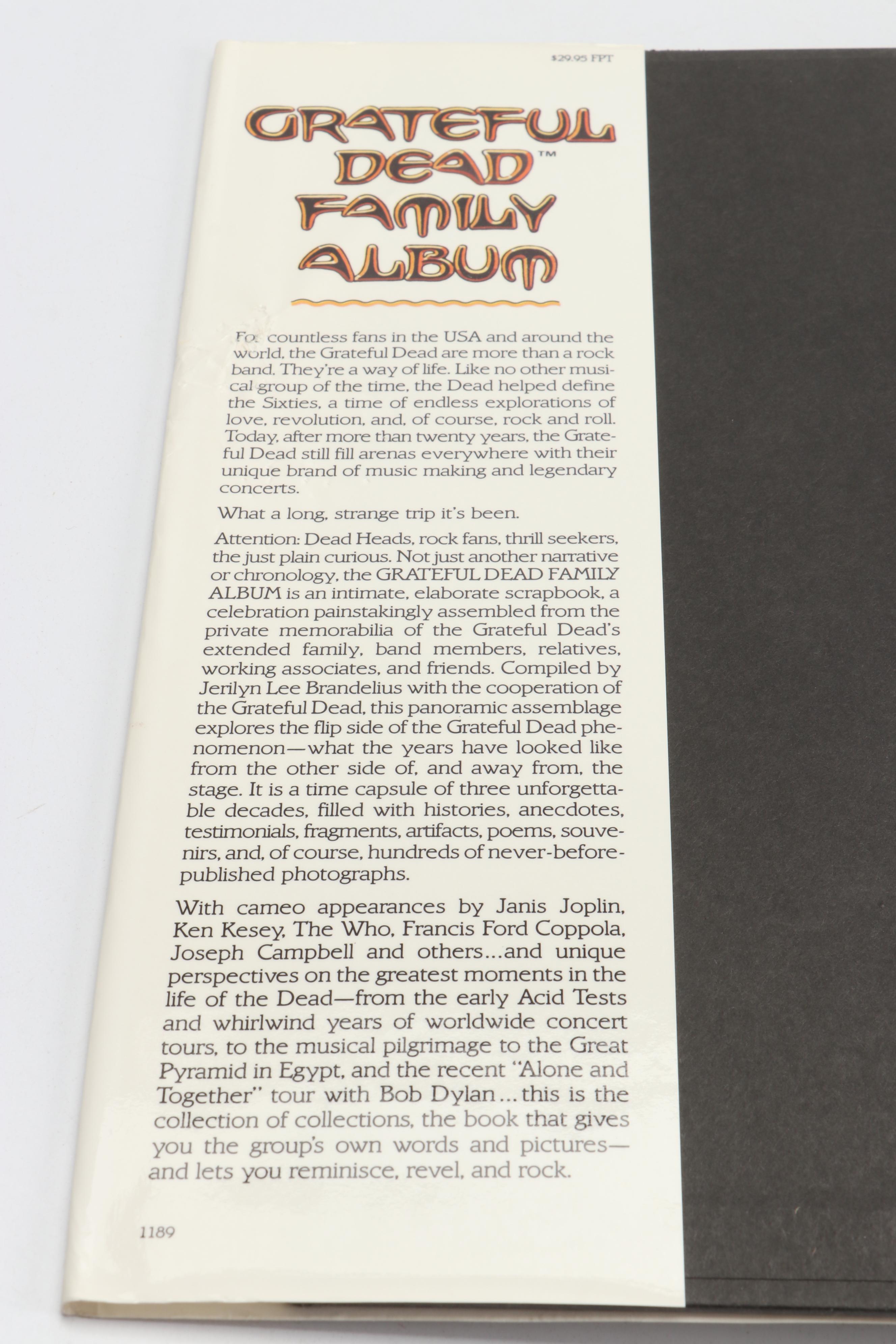 First Printing "Grateful Dead Family Album" by Jerilyn Lee Brandelius, 1989