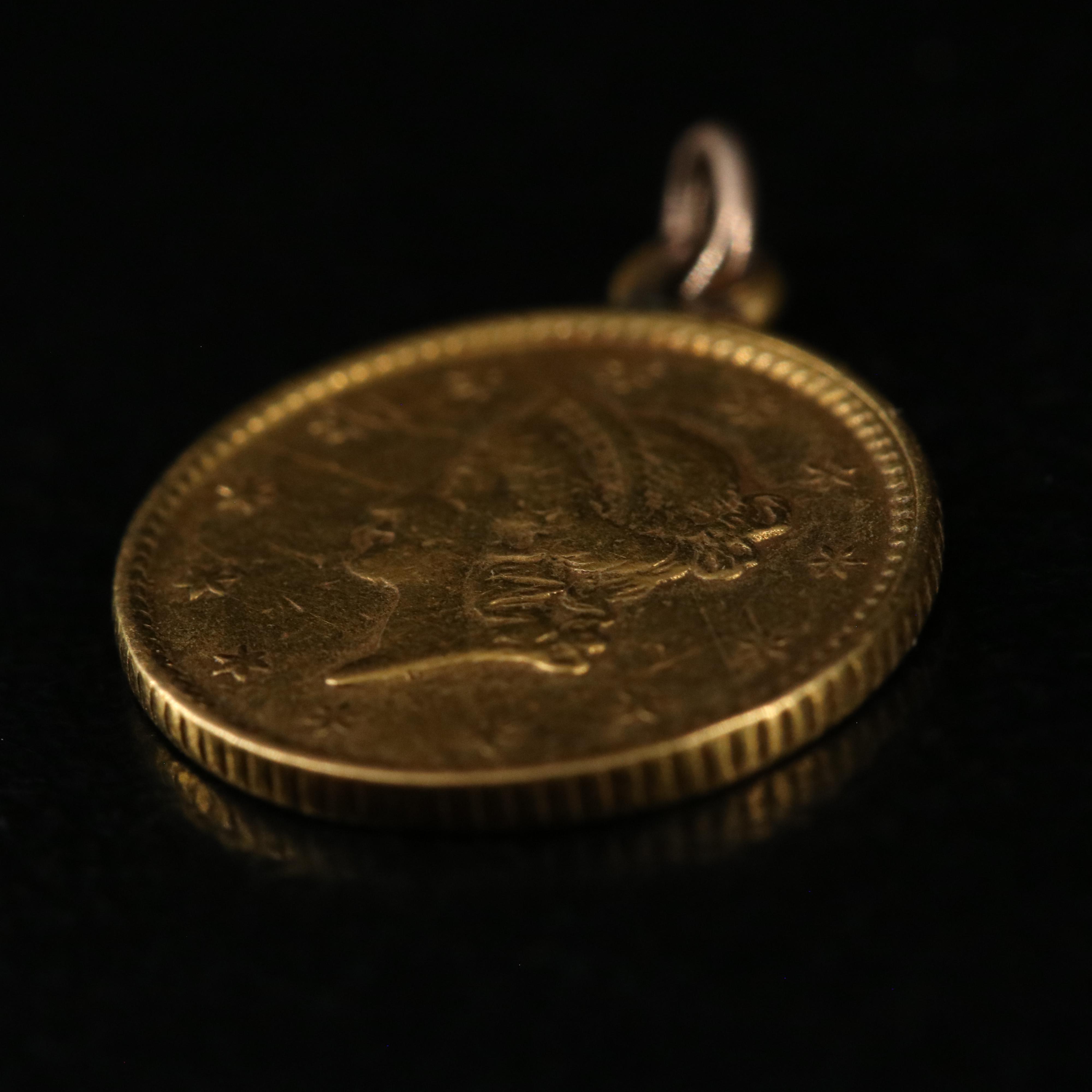 1853 Liberty Head $1 Gold Coin