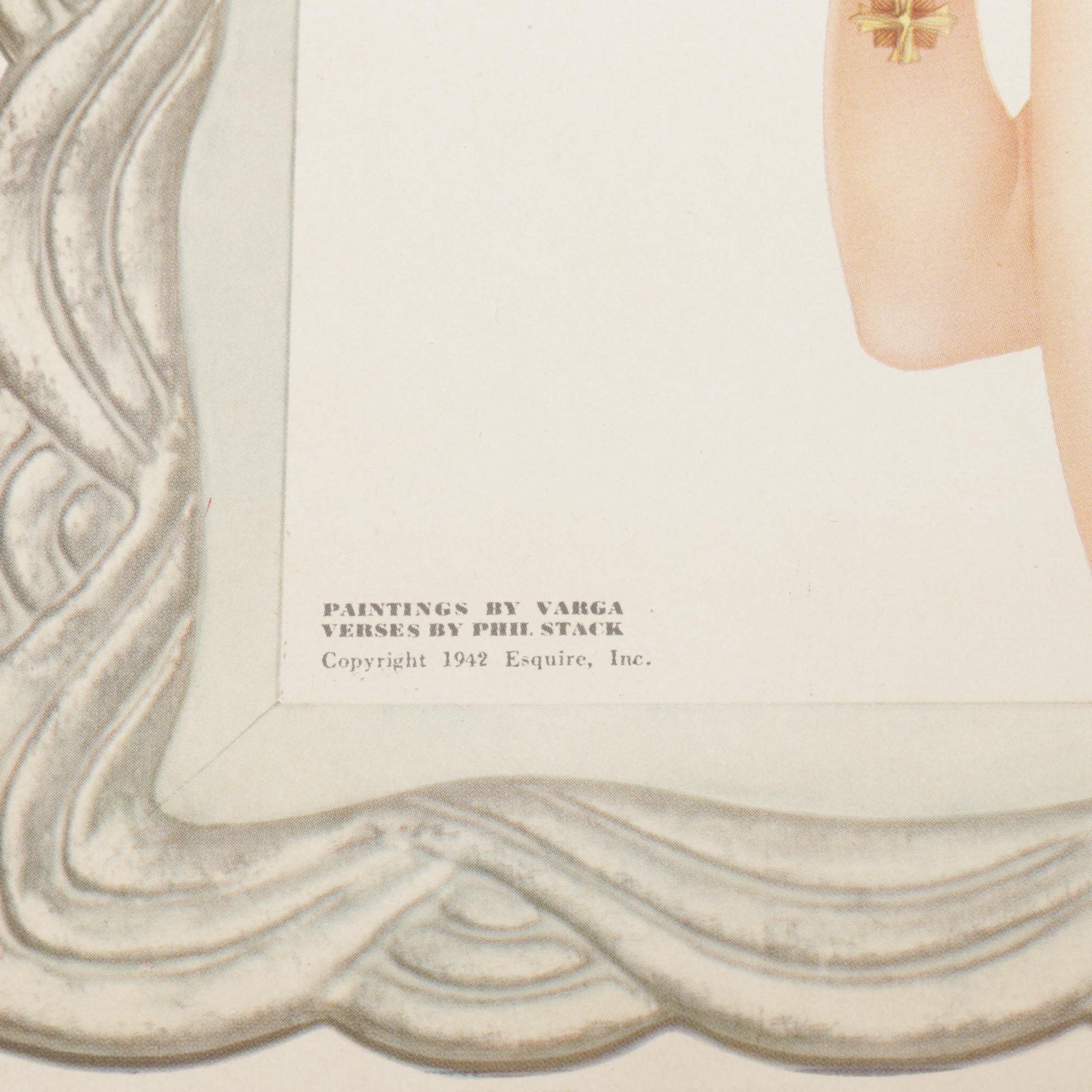 Esquire Magazine Pin-Up Calendars & Adverts, 1940s