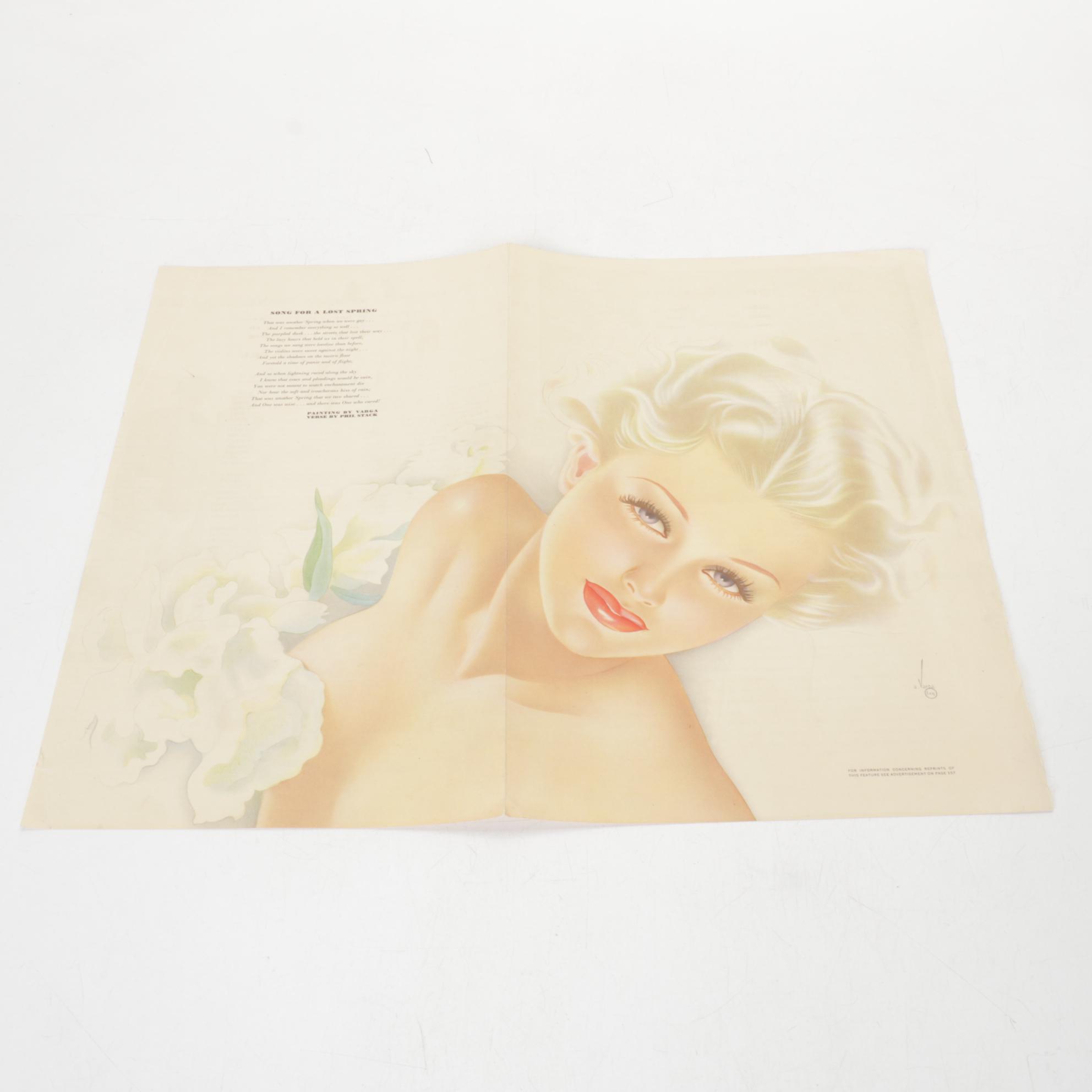 Esquire Magazine Pin-Up Calendars & Adverts, 1940s