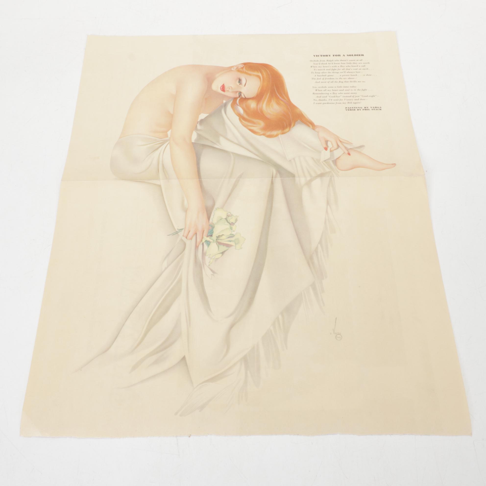 Esquire Magazine Pin-Up Calendars & Adverts, 1940s