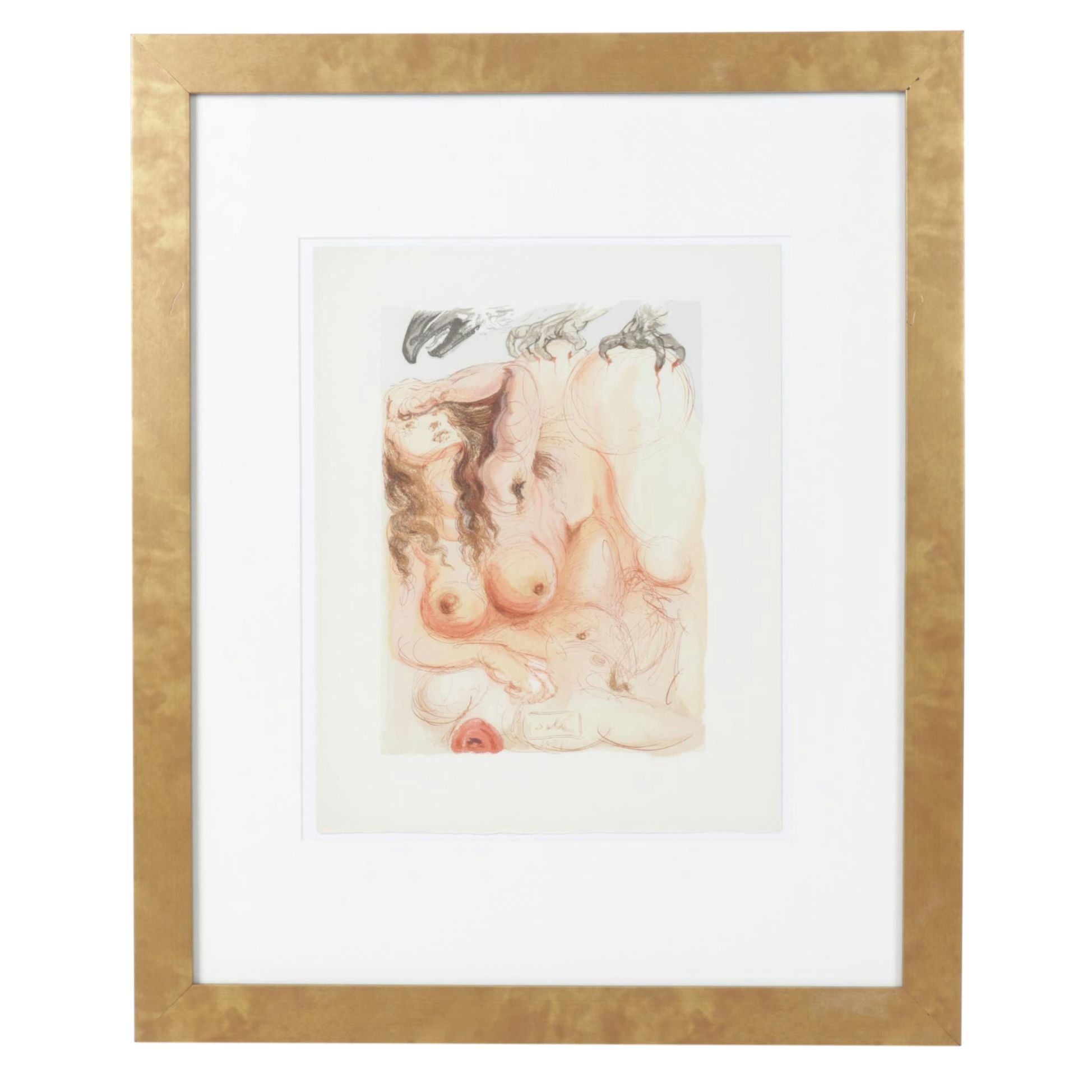 Salvador Dalí Wood Engraving "Le Songe", 1960-1964