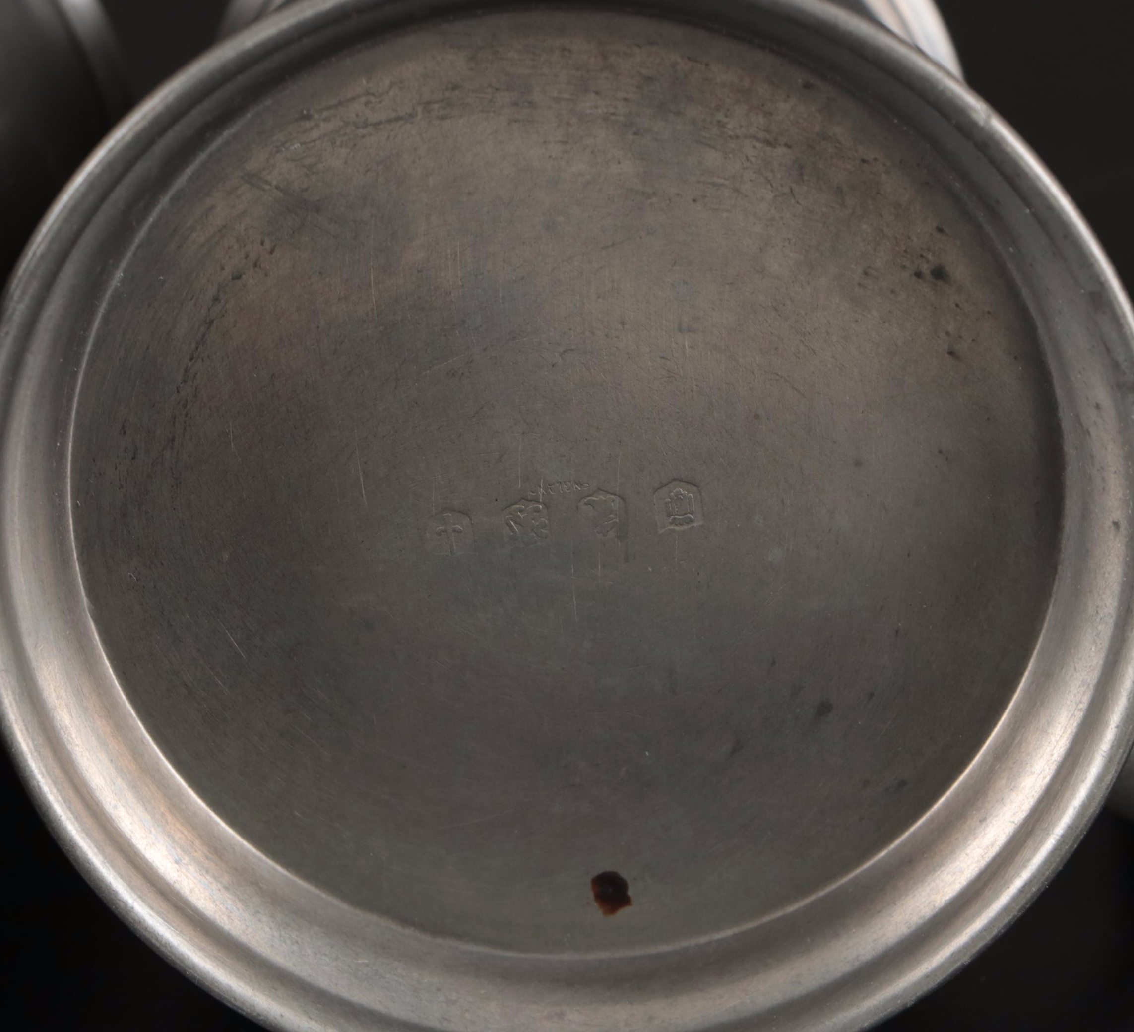 Regal Silver Puss n Boots Silver Plate Spoon with Pewter Beer Mugs and Porringer