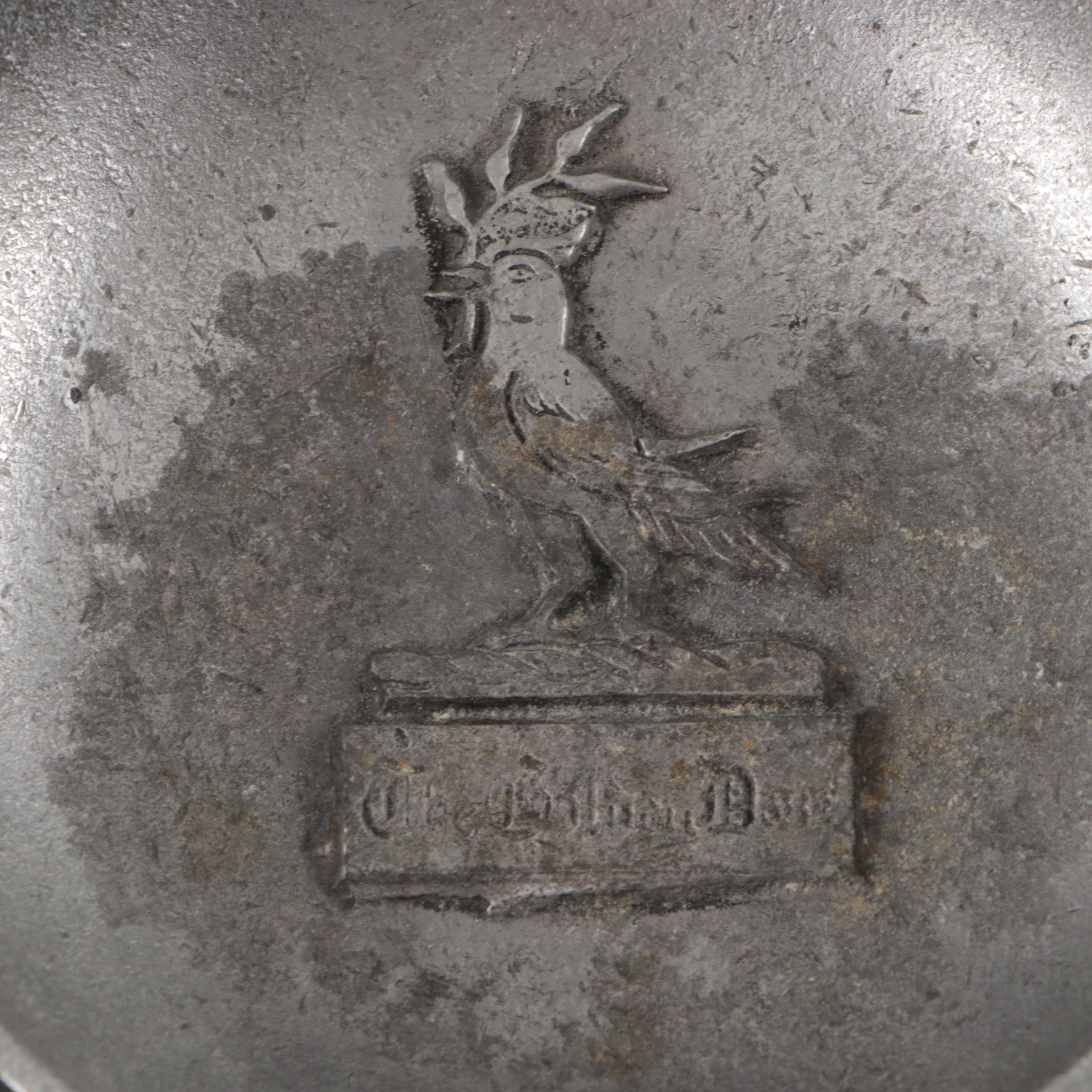 Regal Silver Puss n Boots Silver Plate Spoon with Pewter Beer Mugs and Porringer