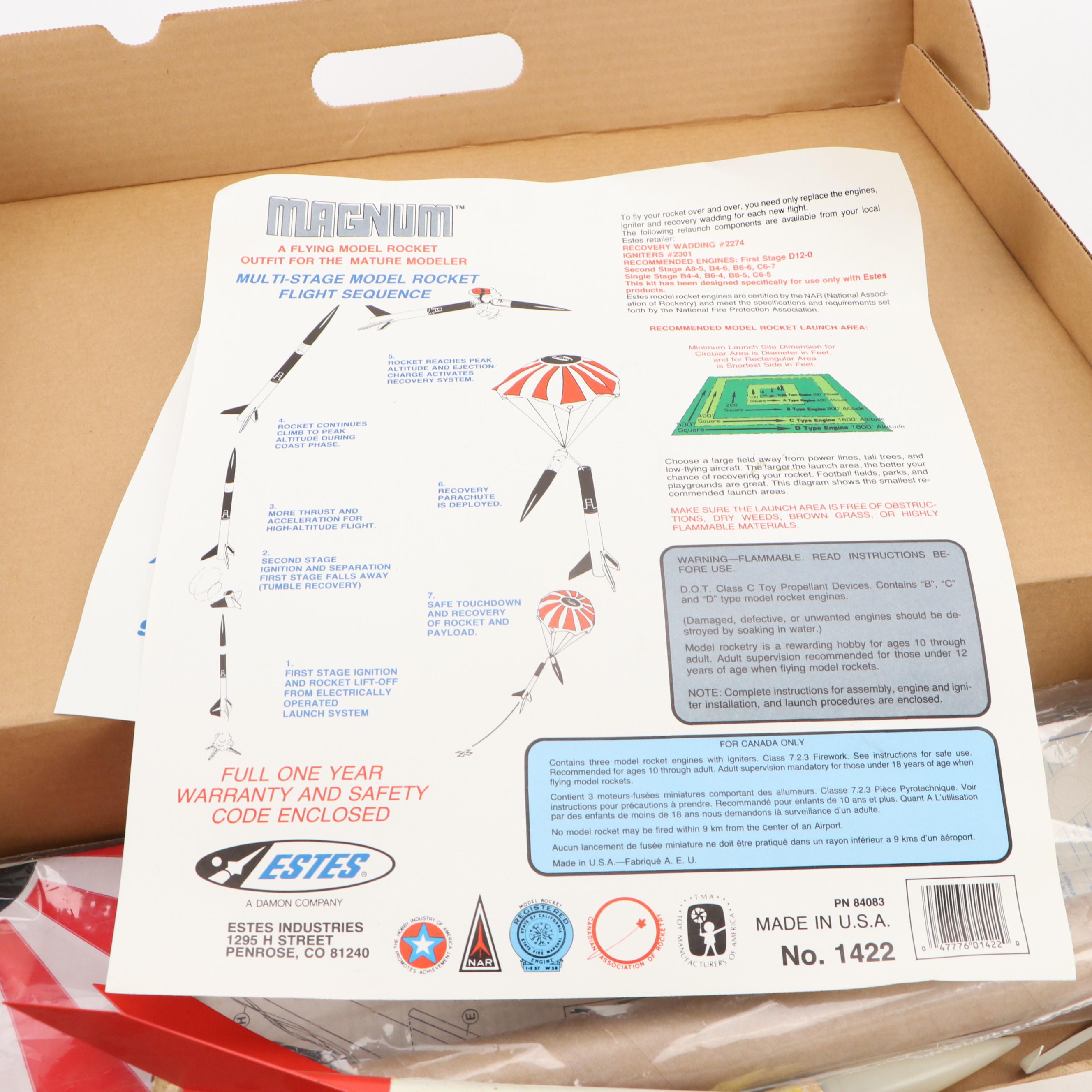 Estes "Magnum" and Other Flying Model Rocket