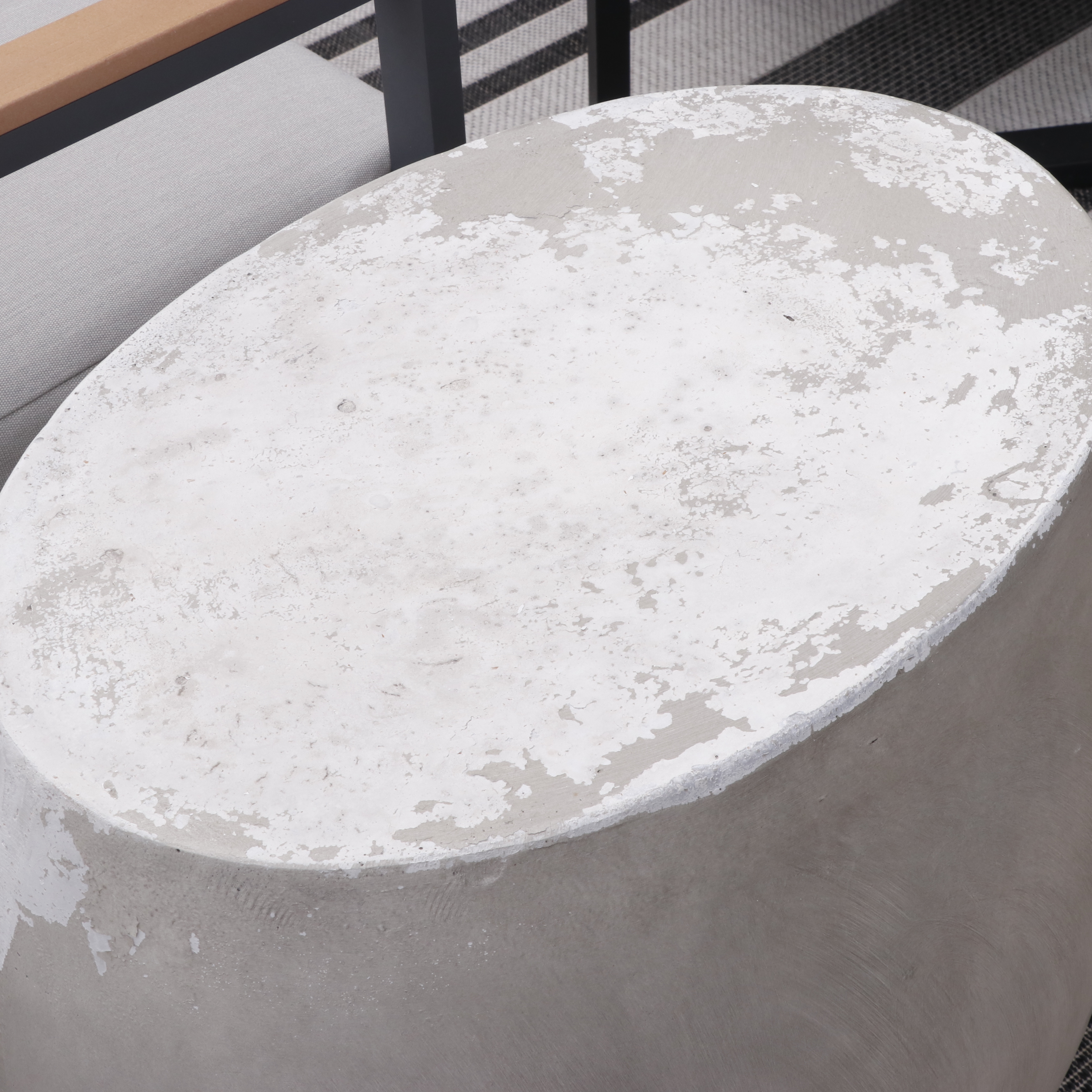 Hampton Bay Patio Lounge Chairs, Other Sofa, Ceramic End Tables and Safavieh Rug