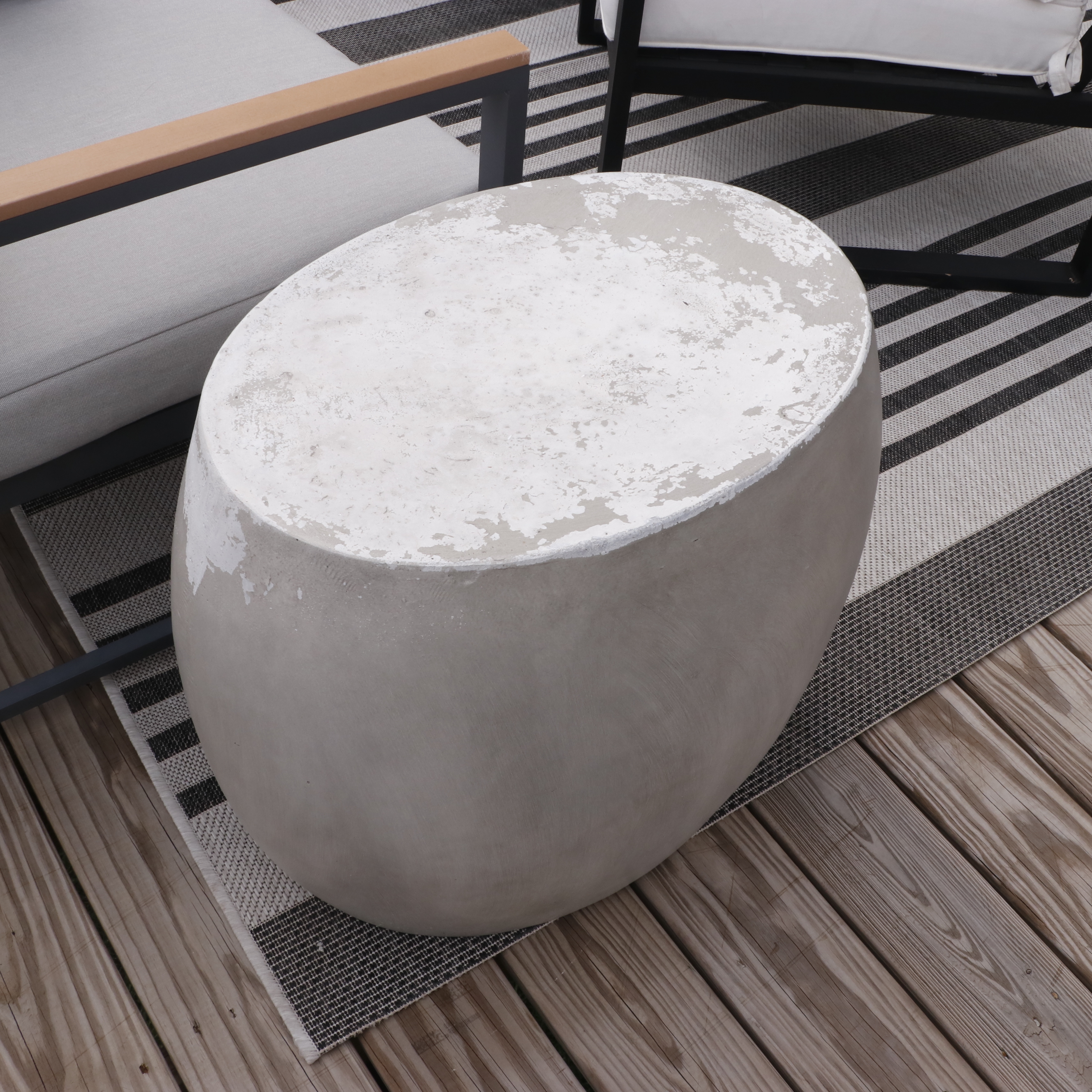 Hampton Bay Patio Lounge Chairs, Other Sofa, Ceramic End Tables and Safavieh Rug