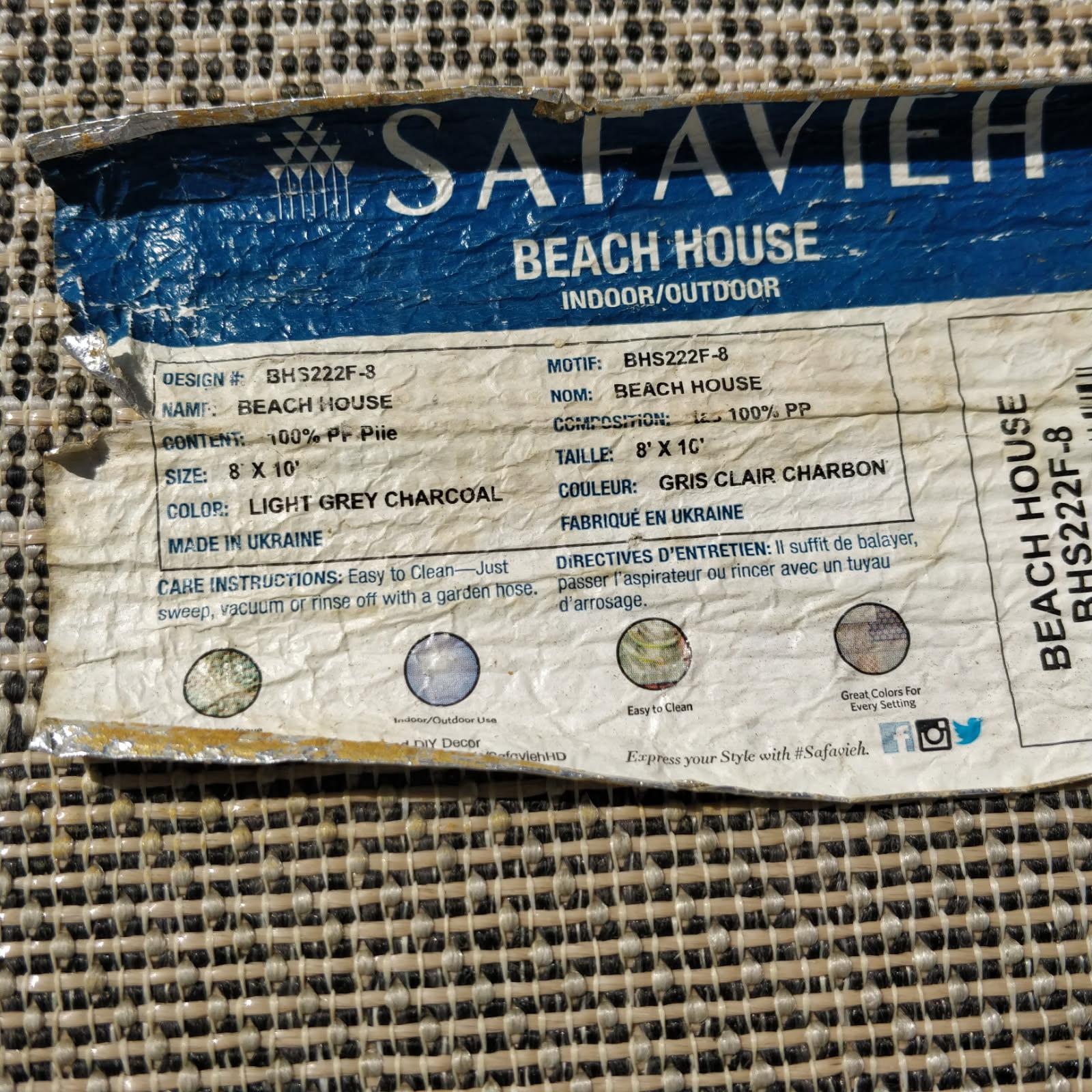 Hampton Bay Patio Lounge Chairs, Other Sofa, Ceramic End Tables and Safavieh Rug