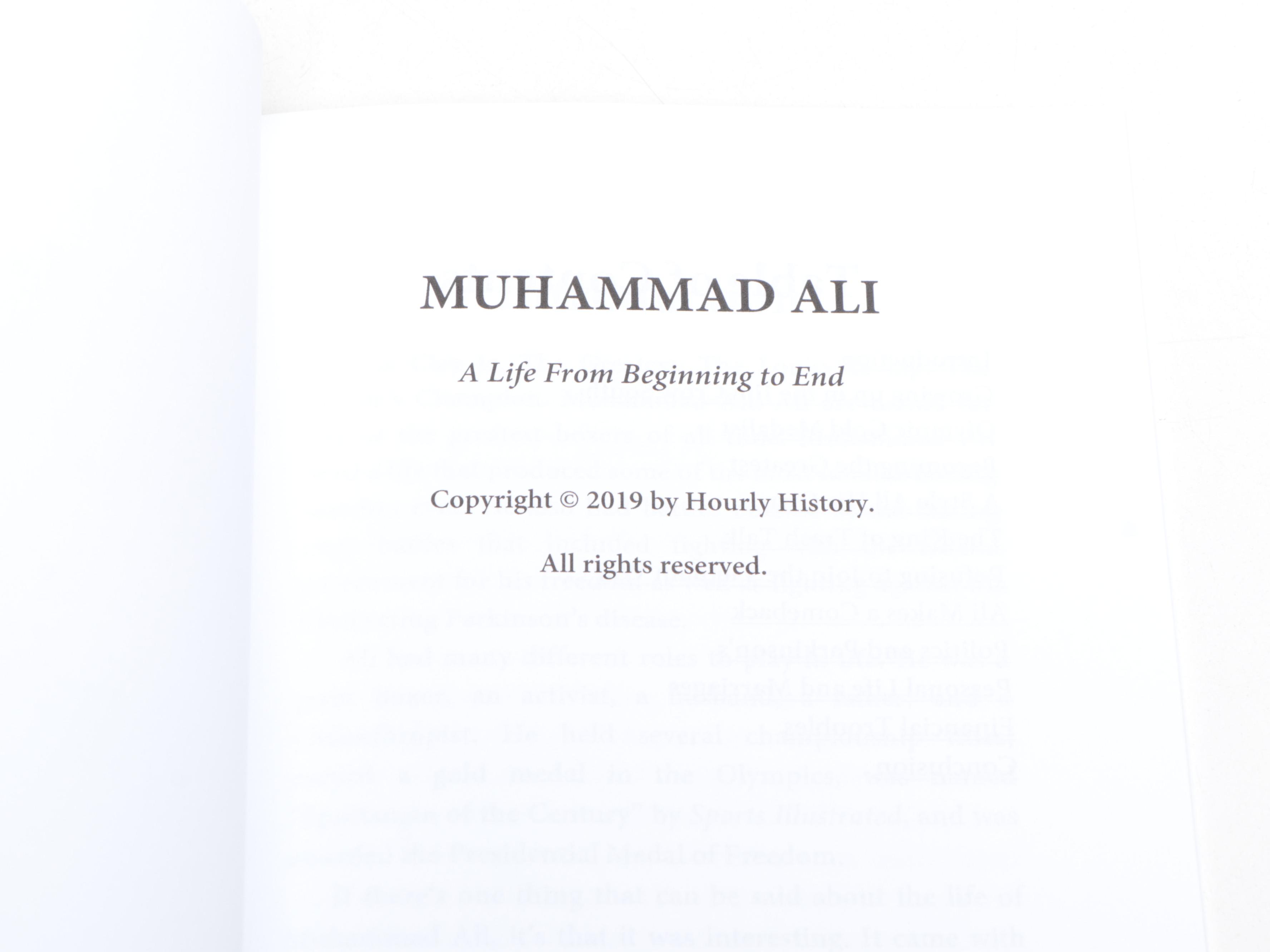 First Edition "The Greatest" by Muhammad Ali with More Ali Books and Magazines