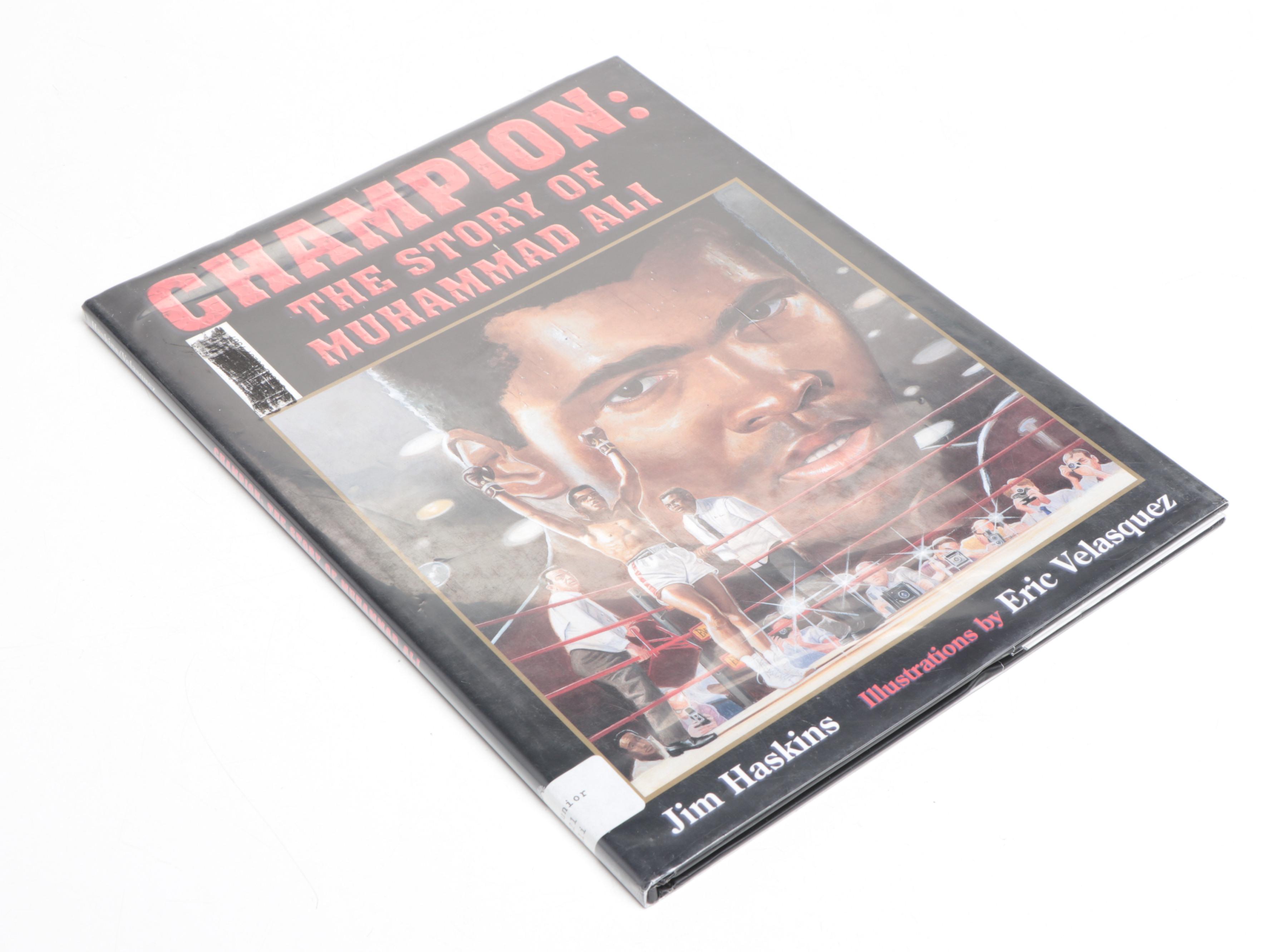 First Edition "The Greatest" by Muhammad Ali with More Ali Books and Magazines