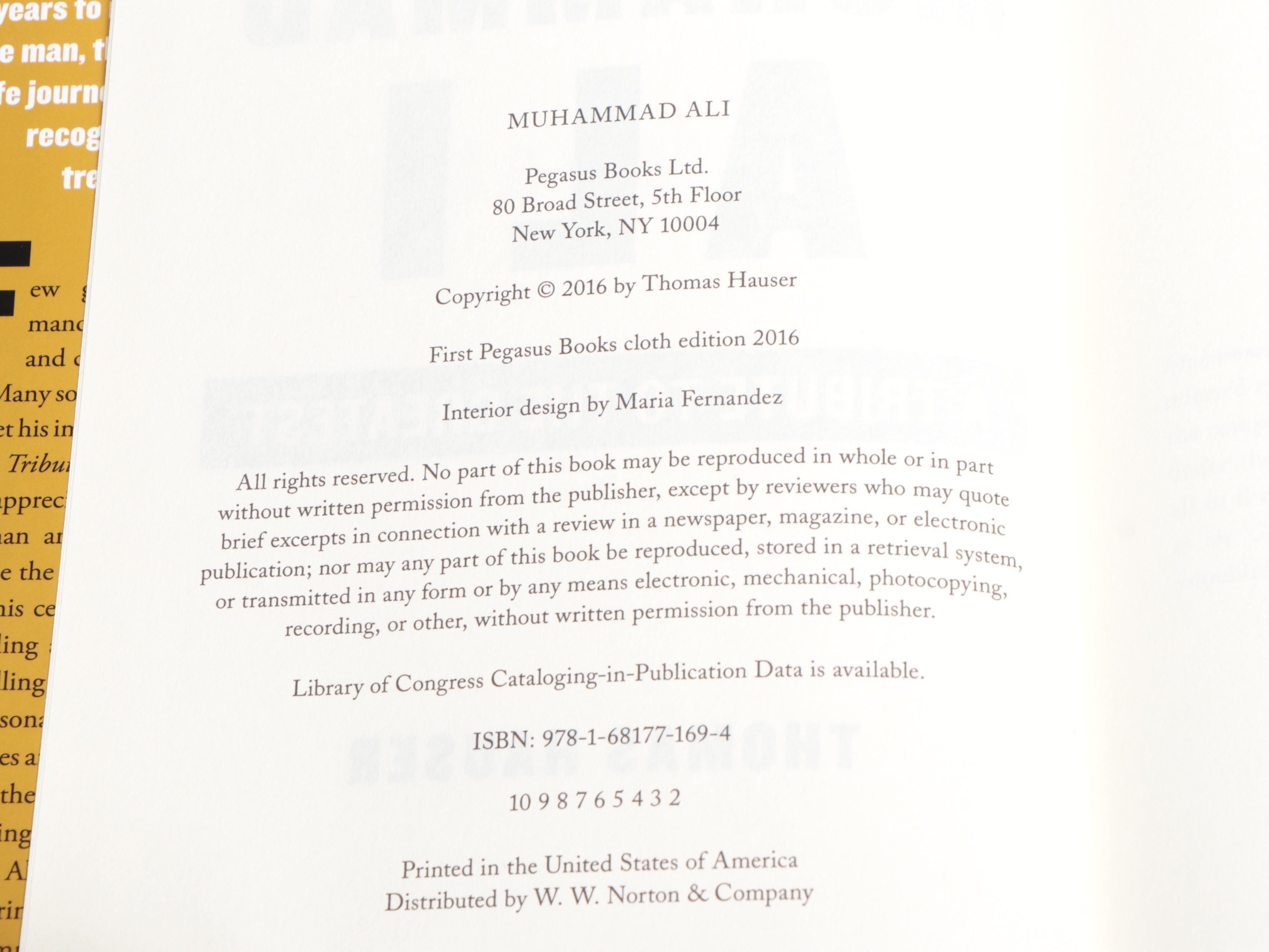 First Edition "The Greatest" by Muhammad Ali with More Ali Books and Magazines