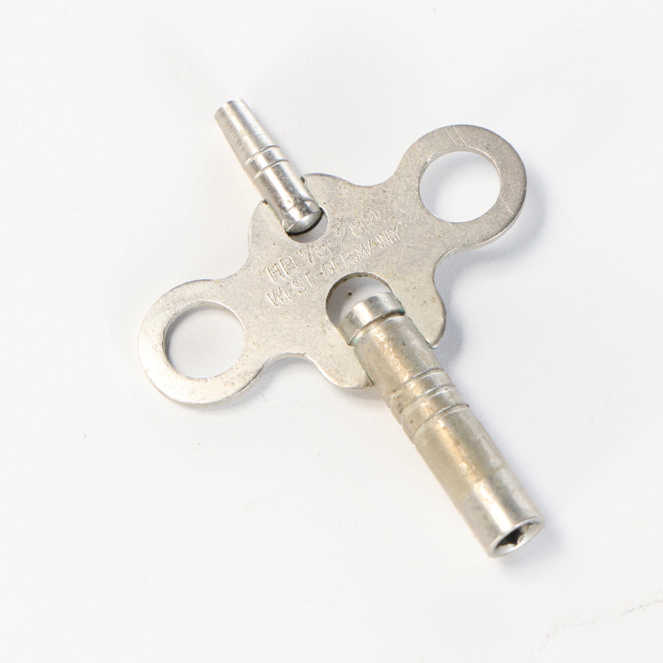 Birge Peck & Co. Empire Reverse Painted Mahogany Shelf Clock, 19th Century