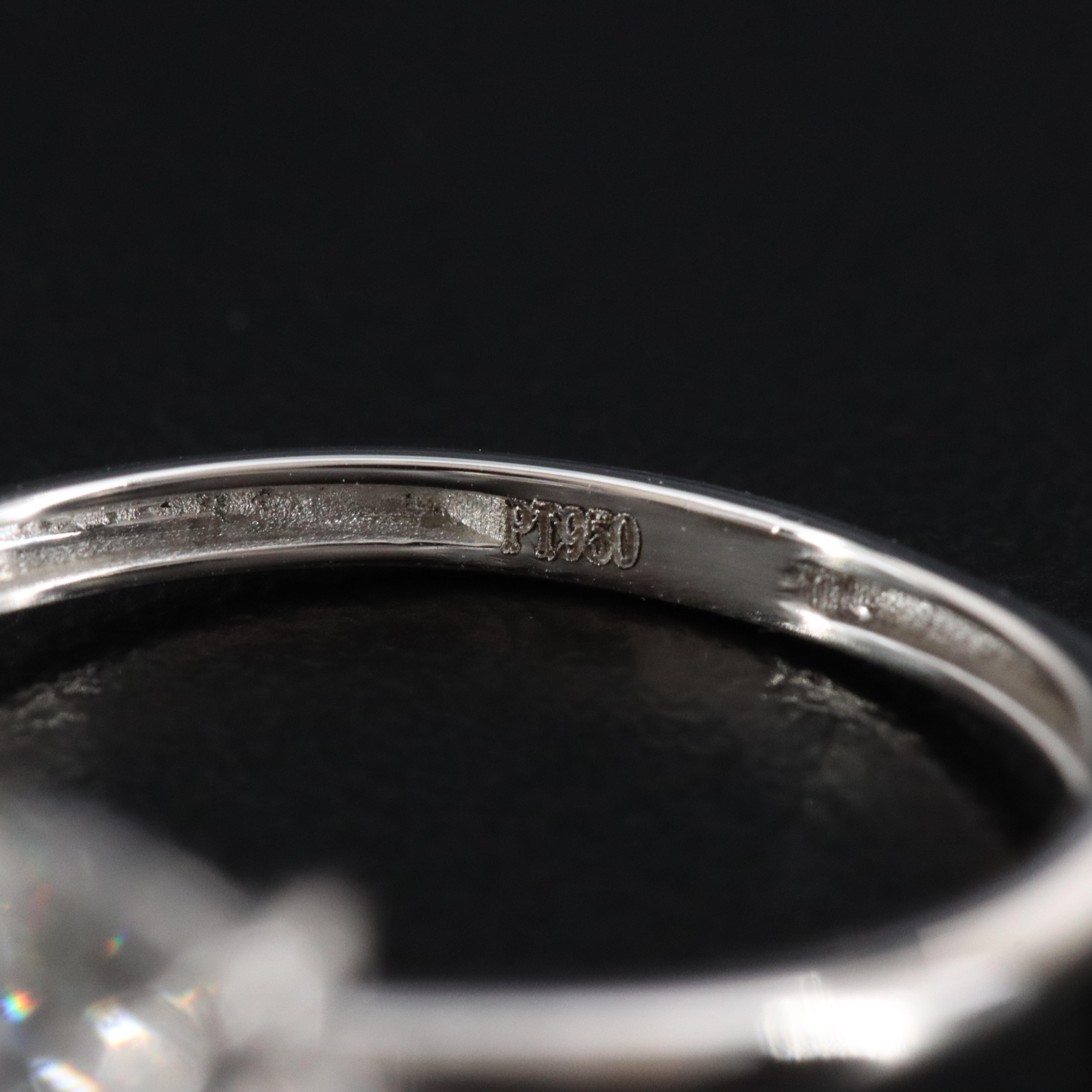 Platinum 5.00 CT Lab Grown Diamond Solitaire Ring with IGI Report