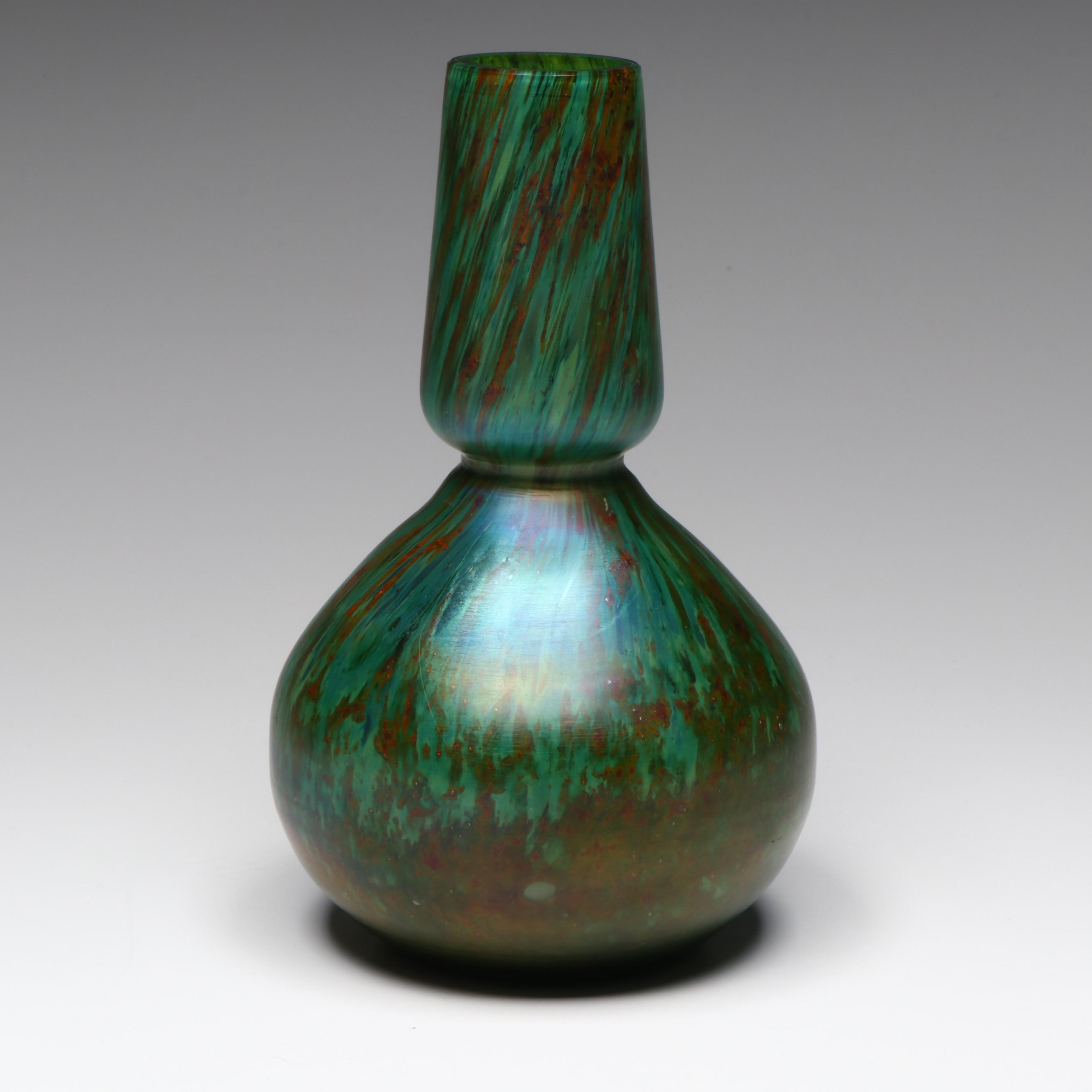 Art Nouveau Style Art Glass Vase, 20th Century