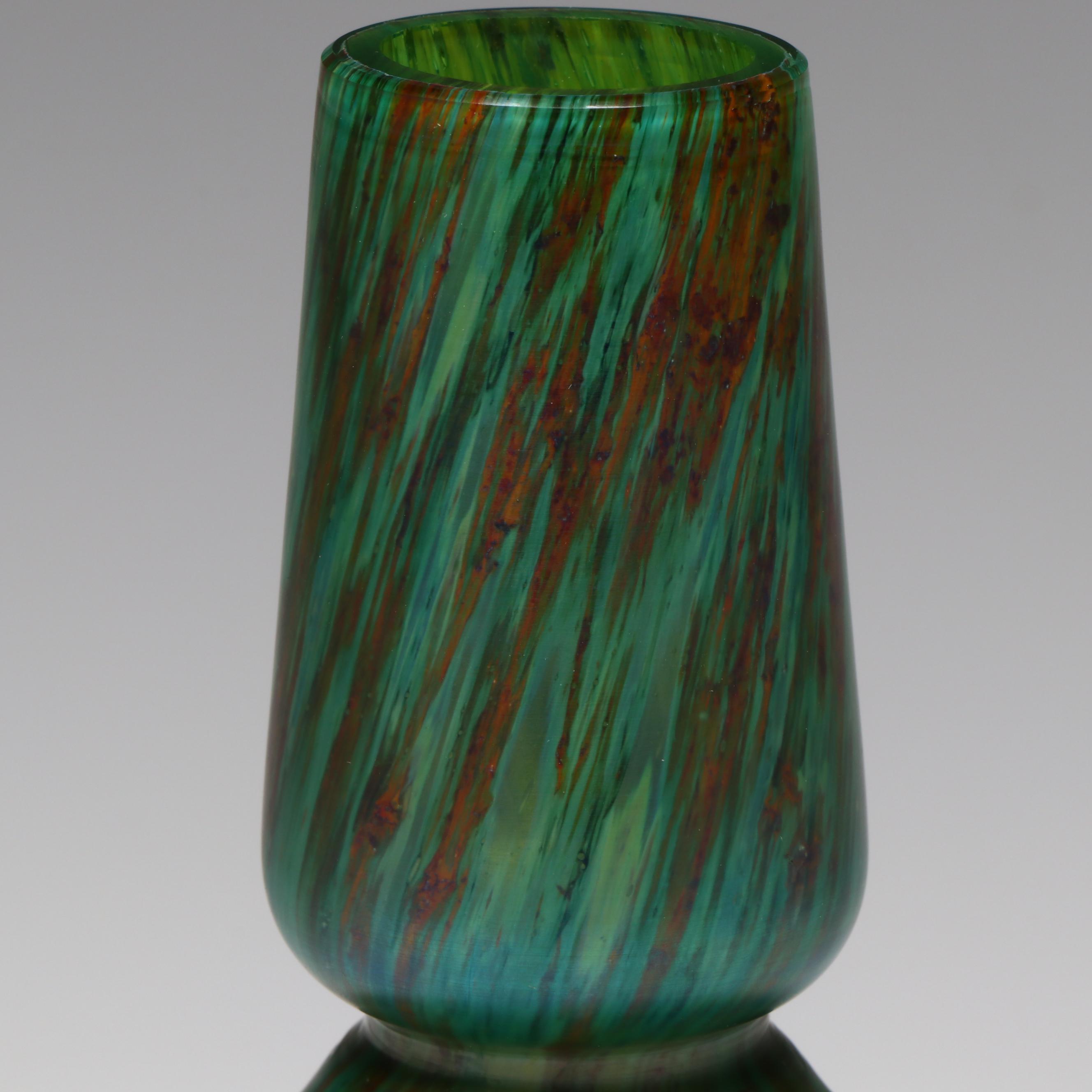 Art Nouveau Style Art Glass Vase, 20th Century