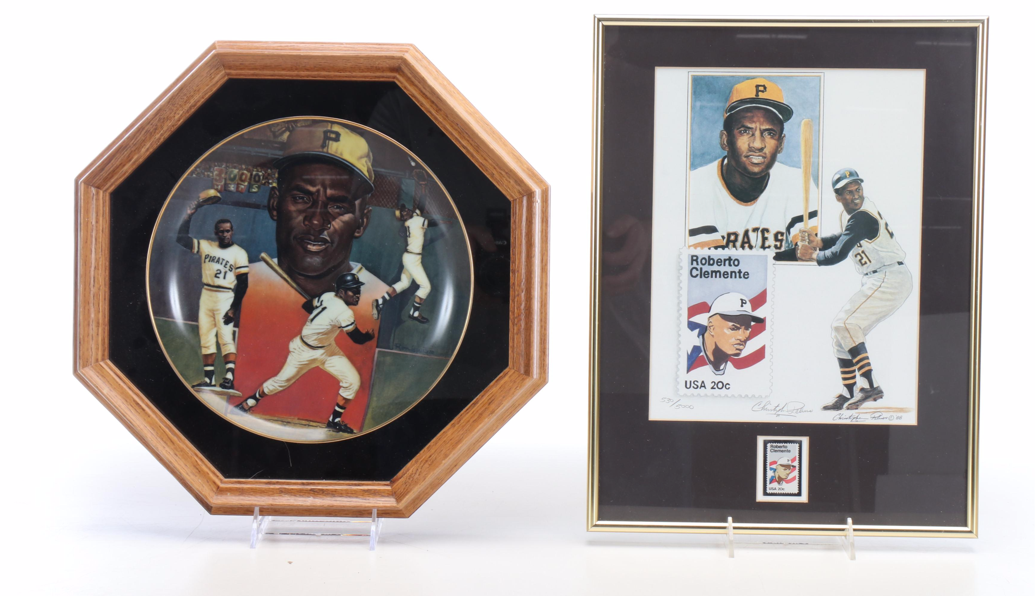 Roberto Clemente Themed Baseball Bats, Figurines, Books, and More