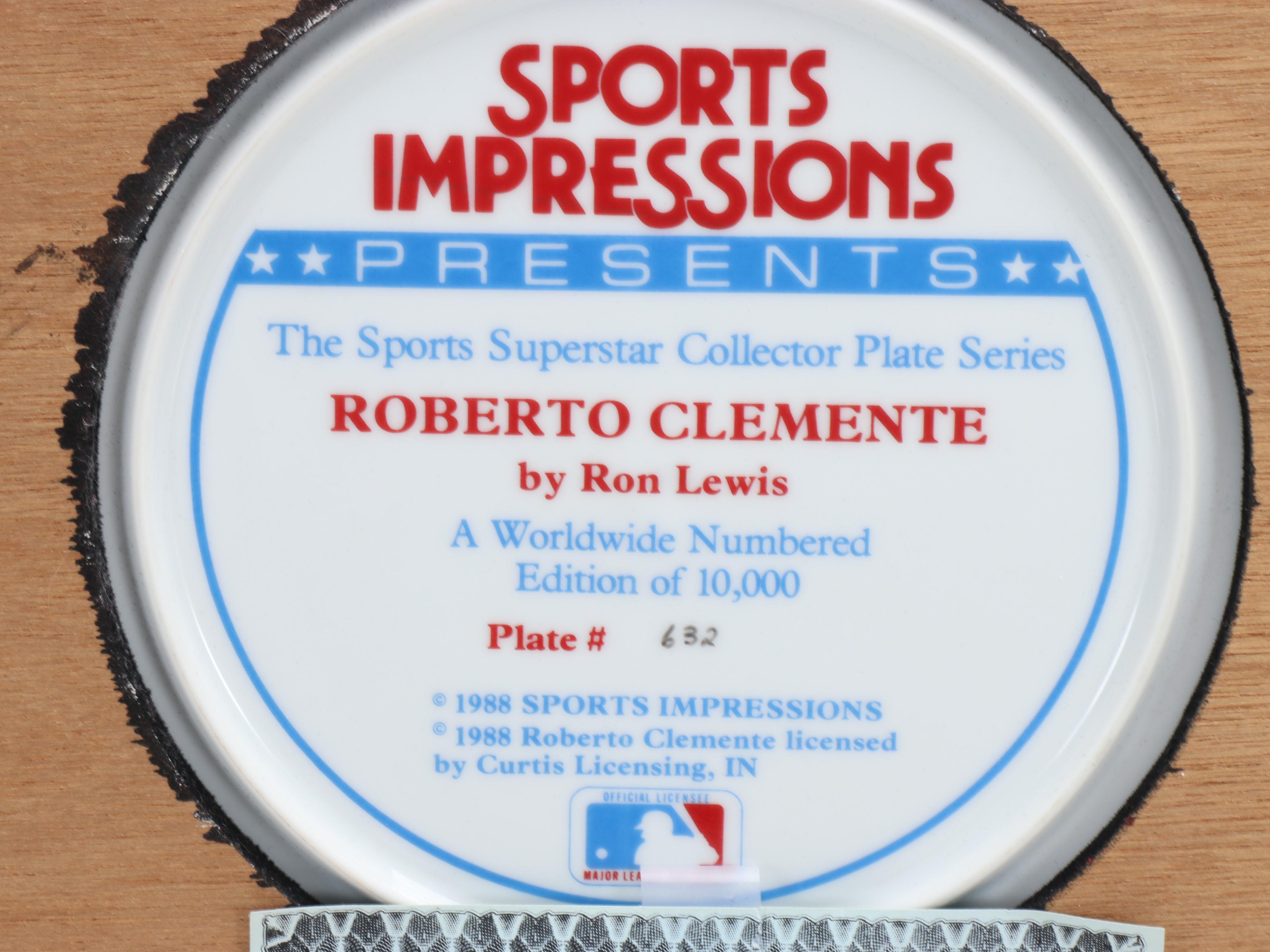 Roberto Clemente Themed Baseball Bats, Figurines, Books, and More