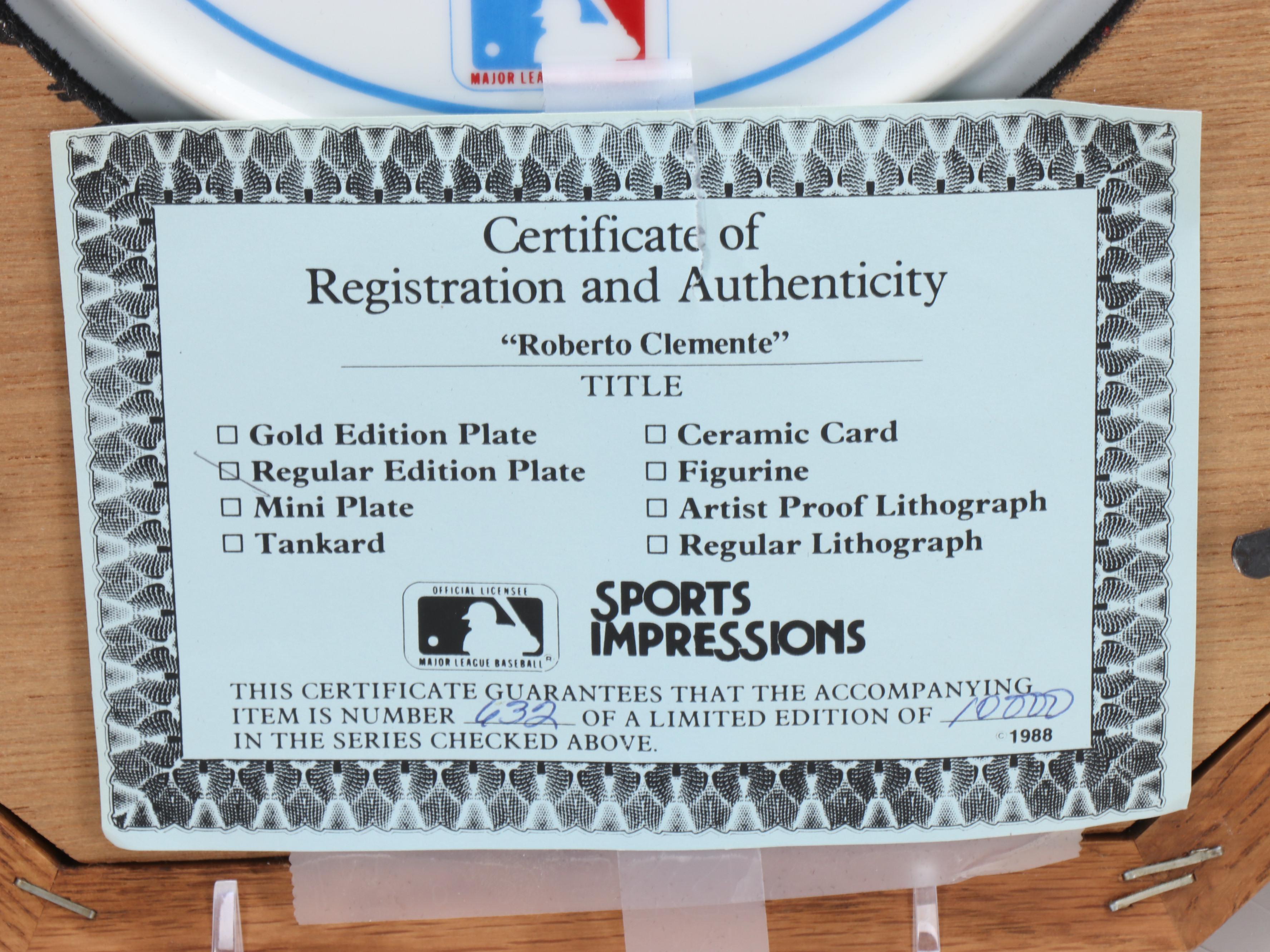 Roberto Clemente Themed Baseball Bats, Figurines, Books, and More