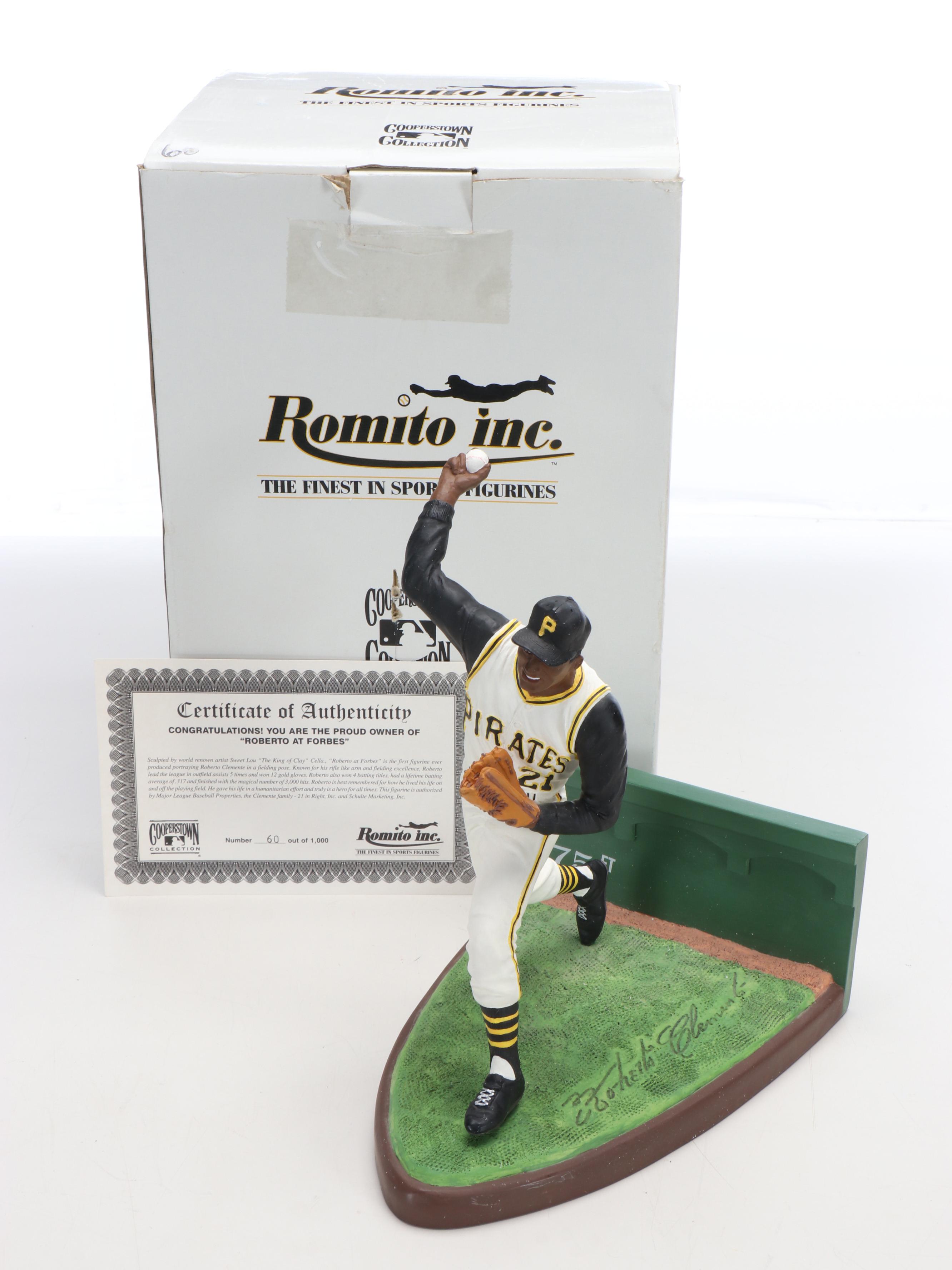 Roberto Clemente Themed Baseball Bats, Figurines, Books, and More