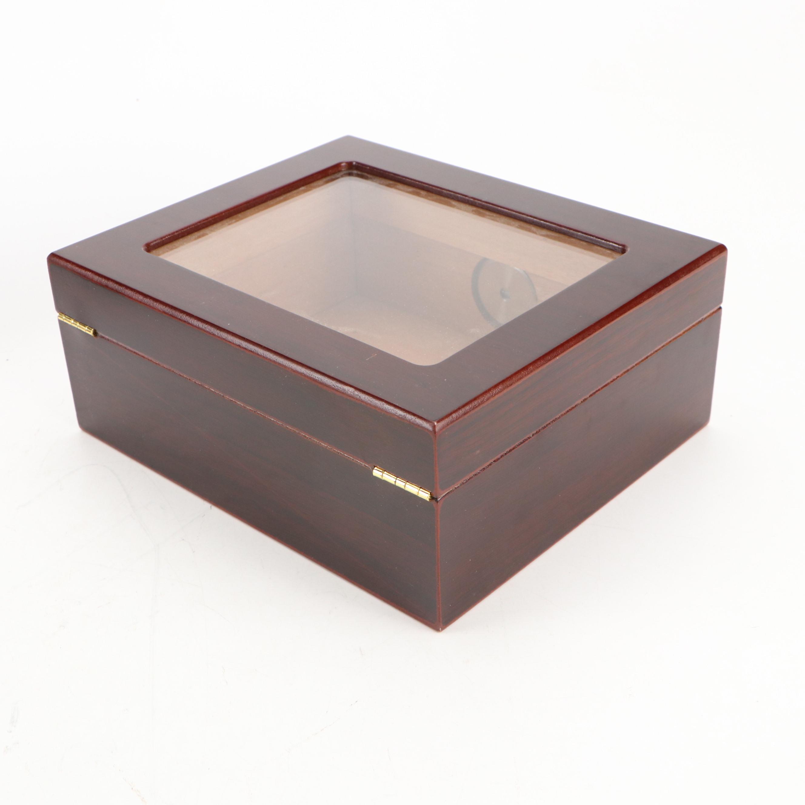 Quality Importers Trading Company Humidor with Poker Set